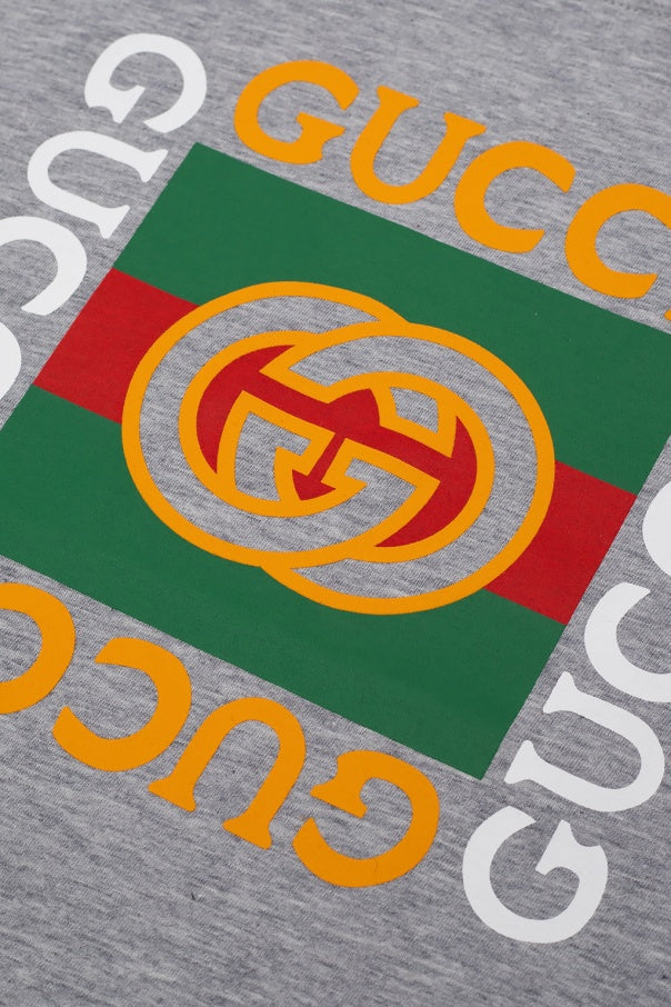 T-shirt GG Gris Garçon et Fille