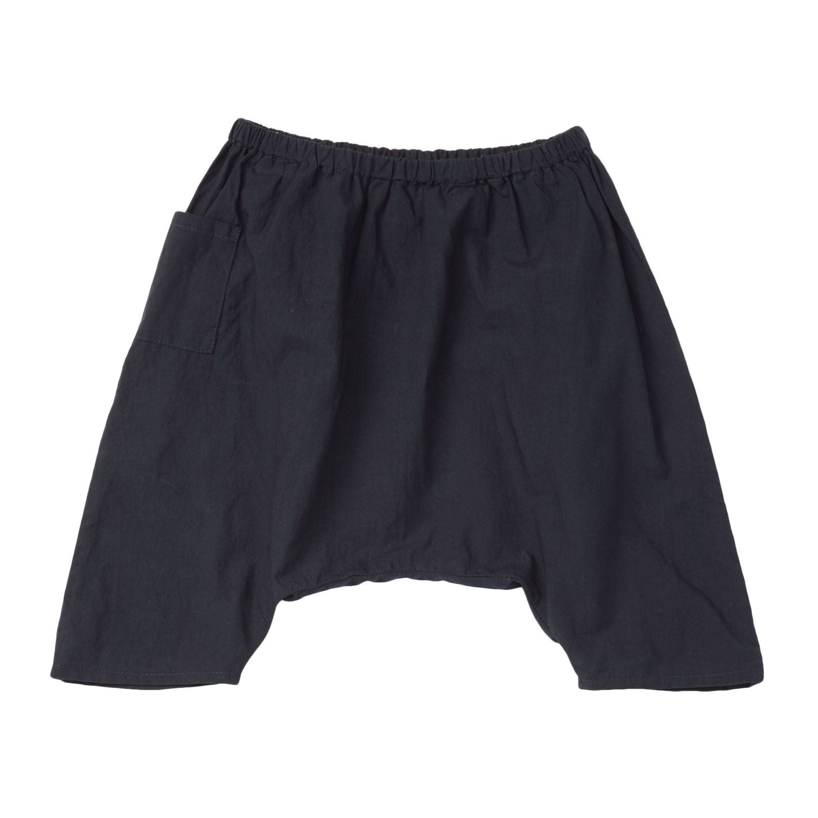 Baby Navy Blue Cotton Woven Trousers - CÉMAROSE | Children's Fashion Store