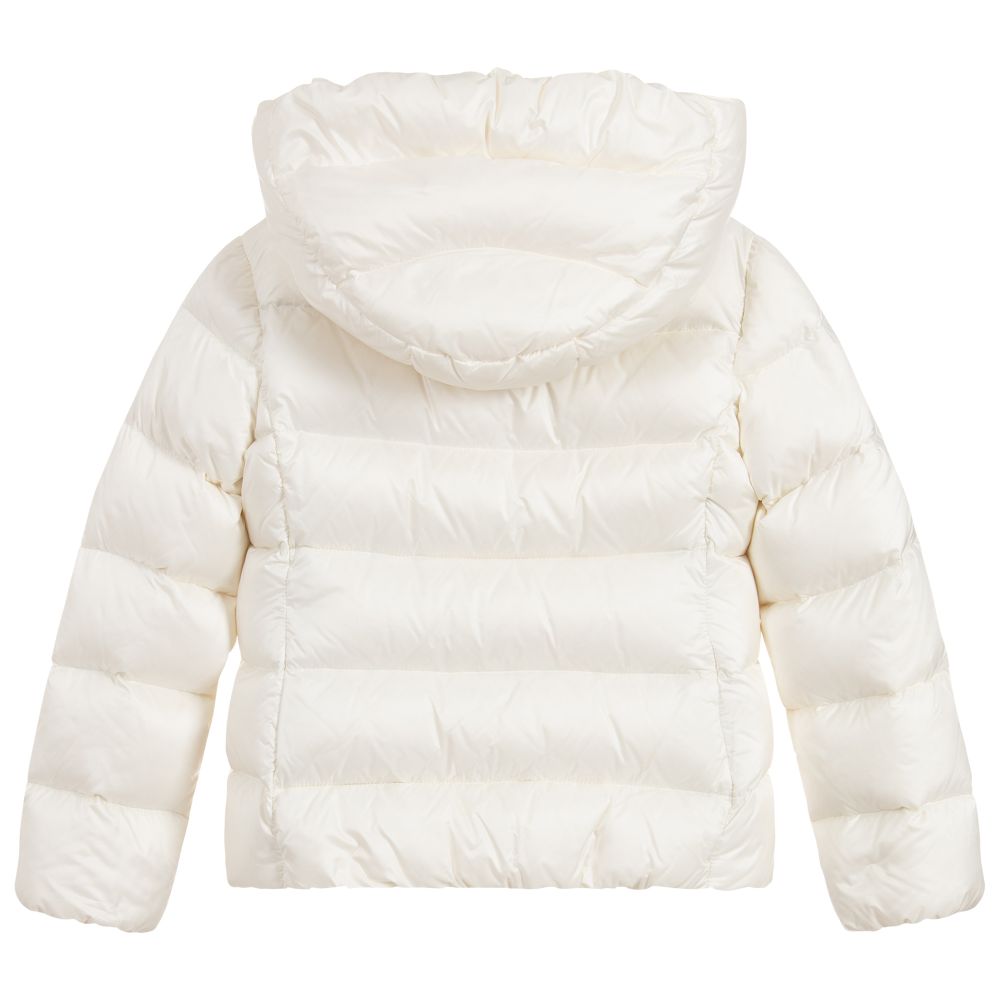 Girls White "CHEVRIL" Padded Down Coat