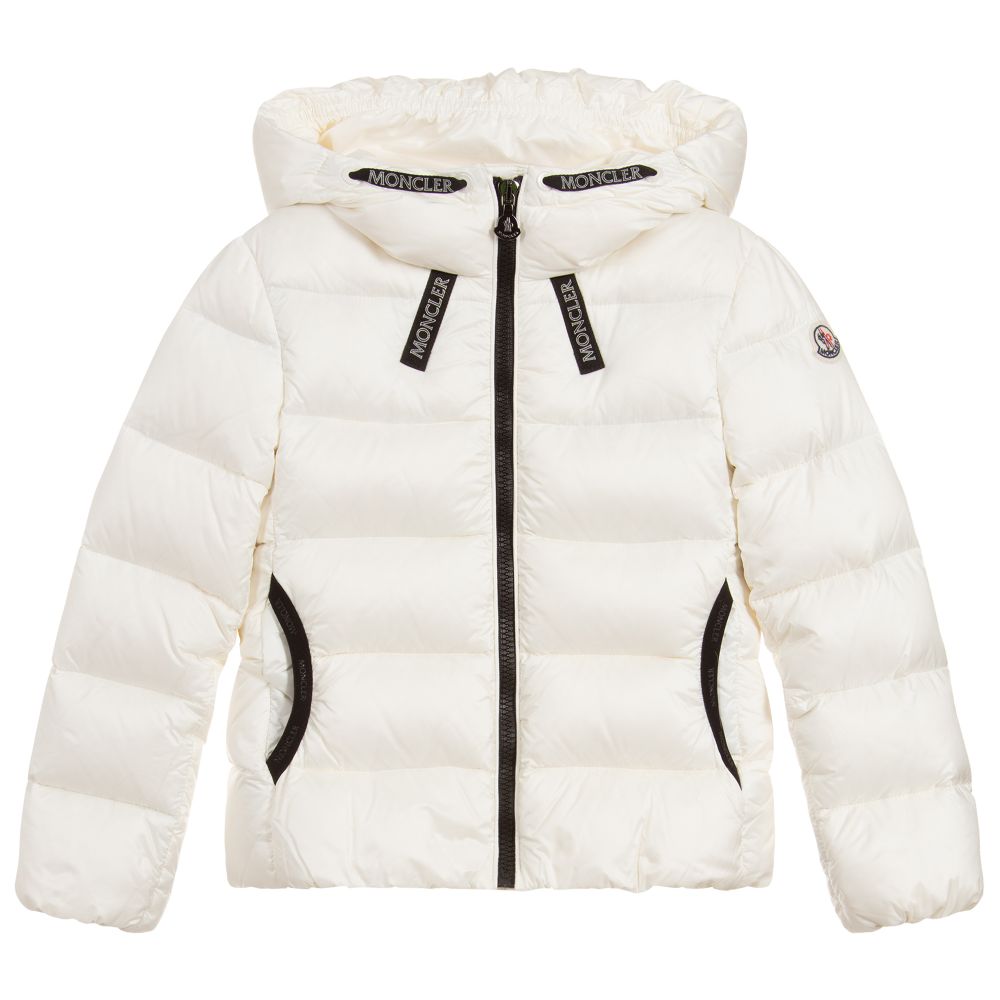 Girls White "CHEVRIL" Padded Down Coat