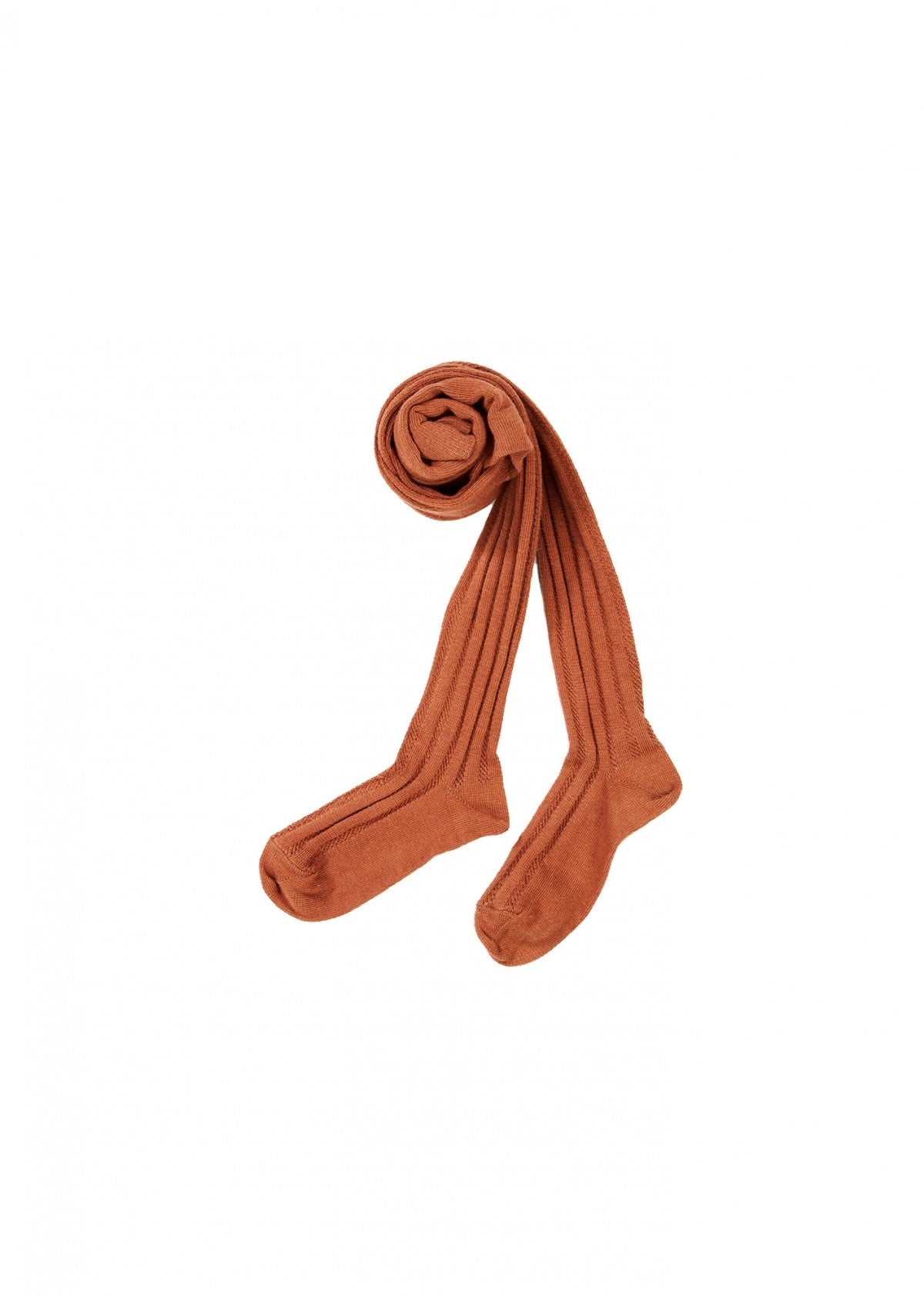 Girls Camel Cotton Tights