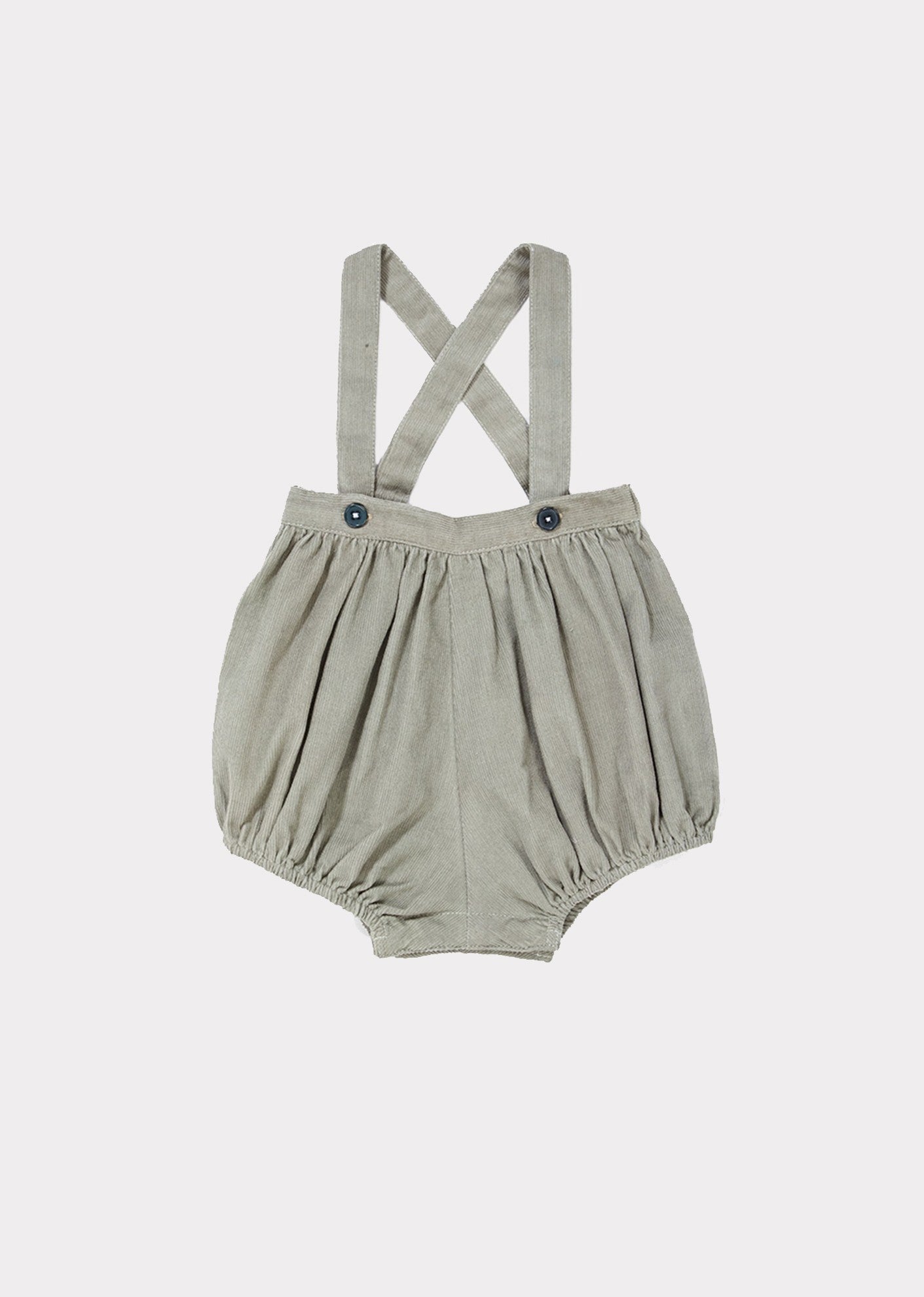 Baby Girls Light Blue Cotton Shorts