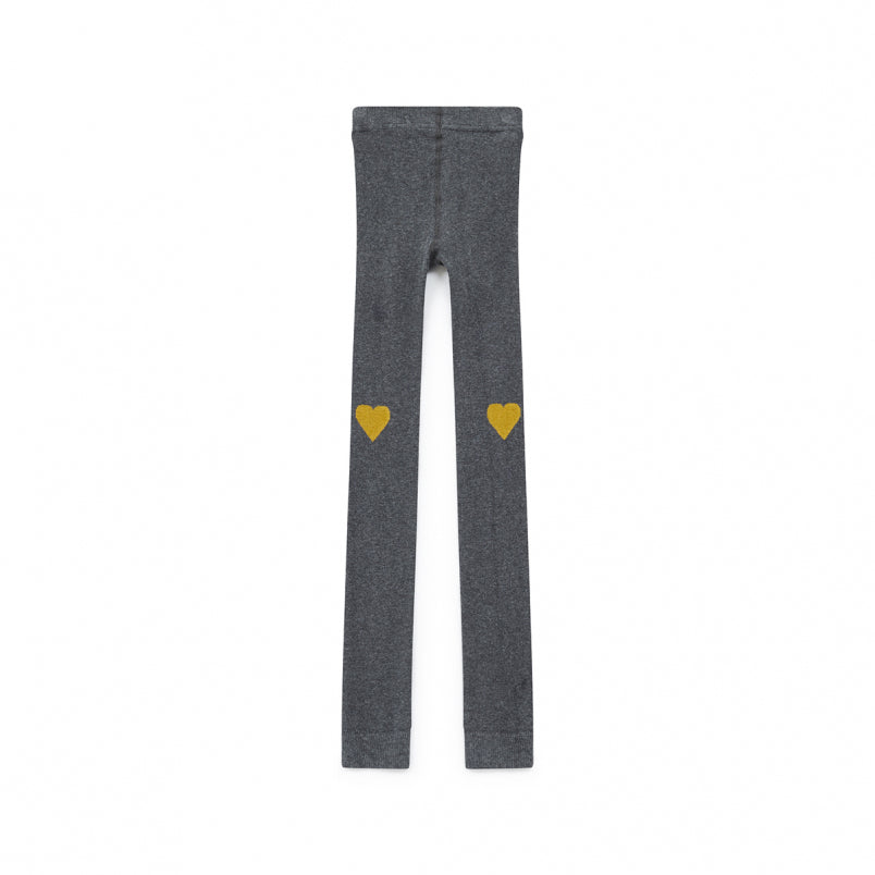 Girls Grey Cotton Leggings
