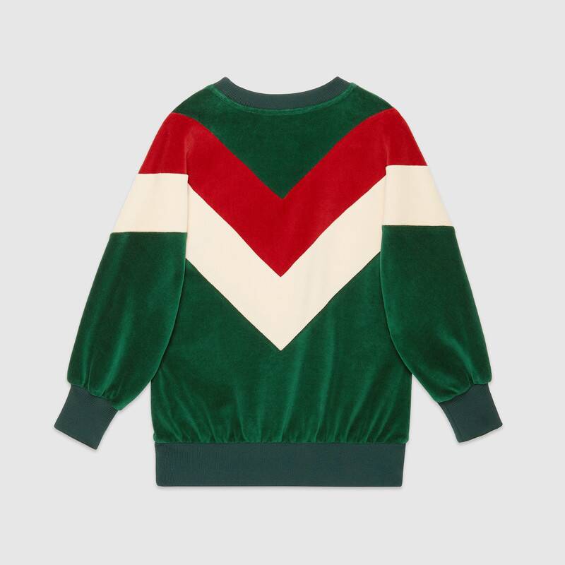 Girls Green Cotton Sweatshirt