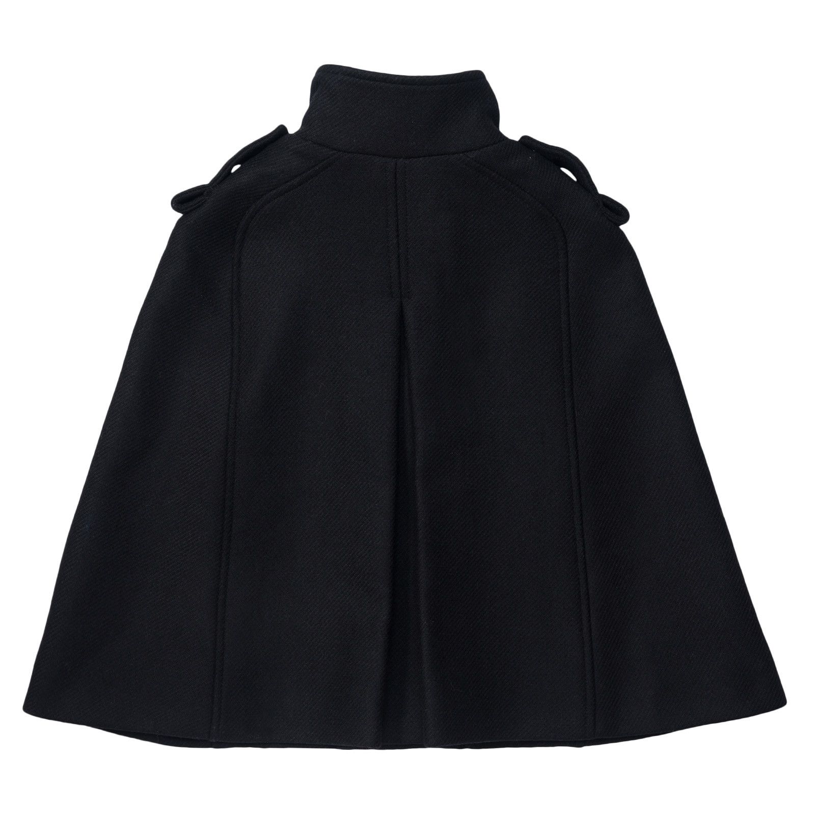 Girls Navy Blue Coat With Fancy Rivets Trims - CÉMAROSE | Children's Fashion Store - 2