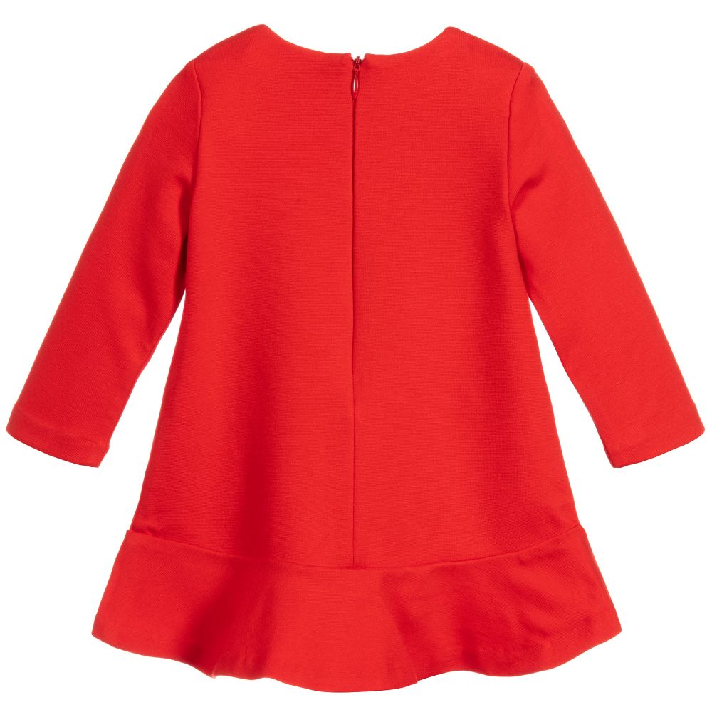 Baby Girls Red Jersey Dress