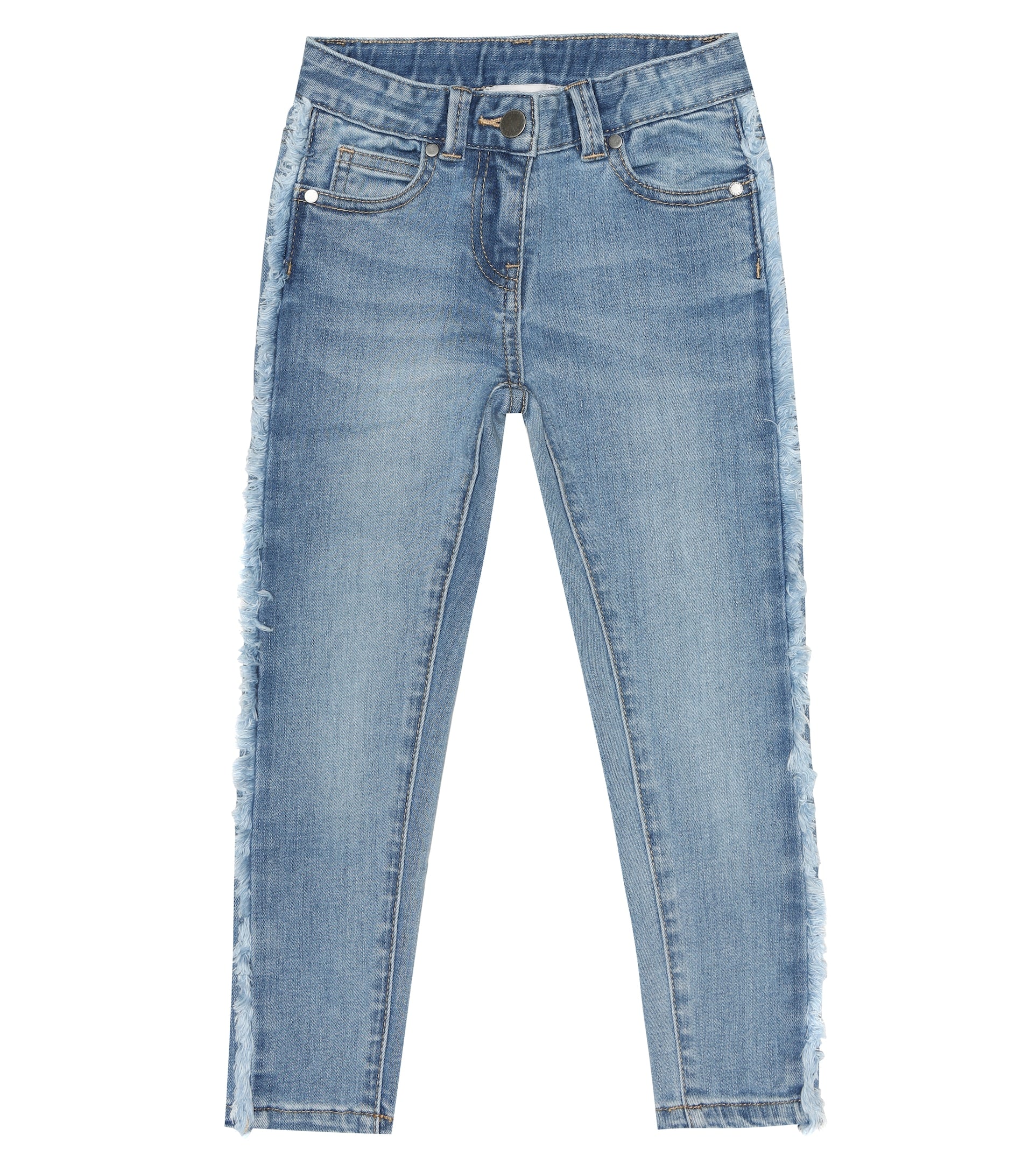 Girls Light Blue Denim Trousers