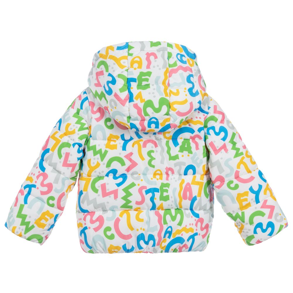 Baby Girls Squiggle Puffer Jacket