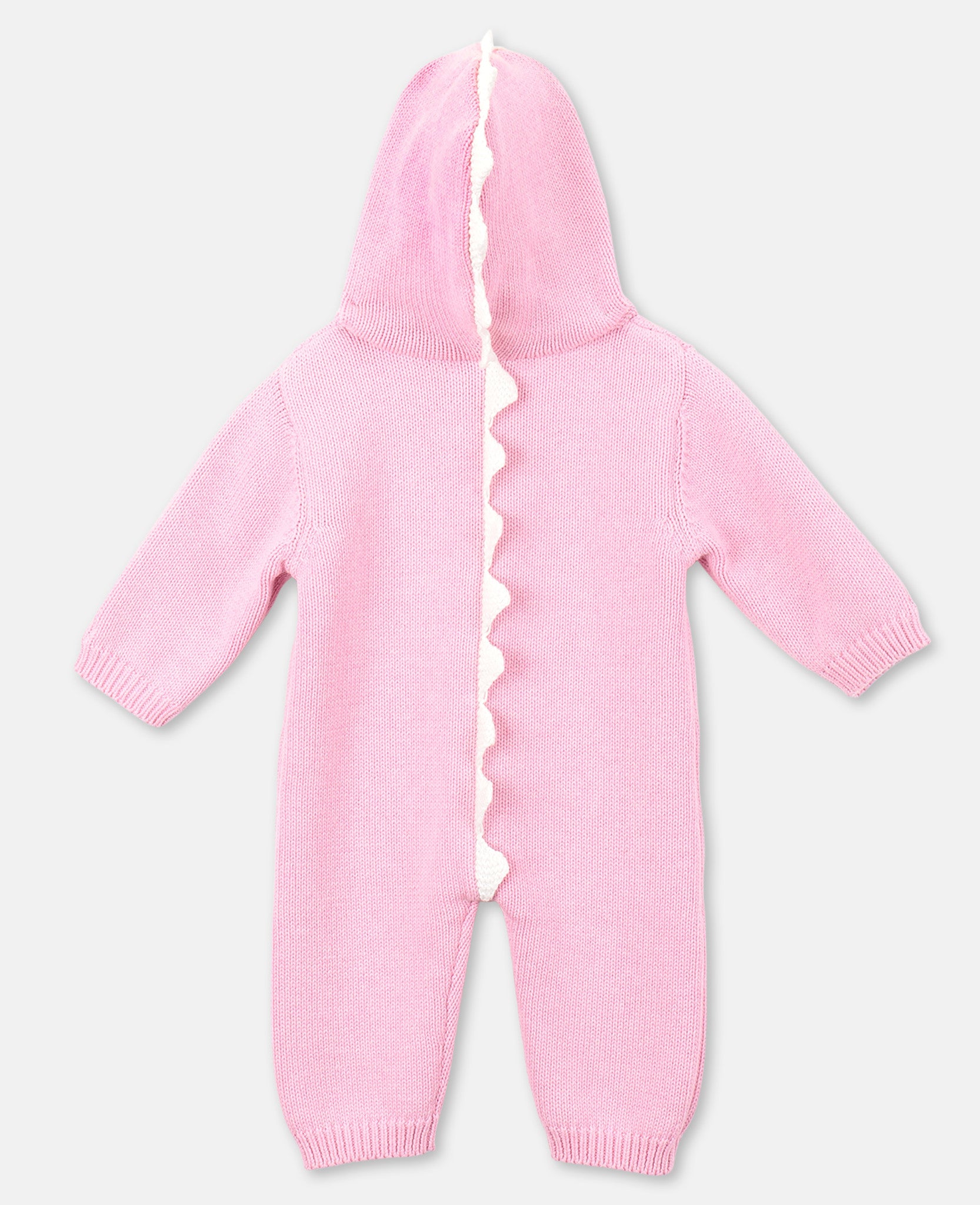 Baby Girls Pink Knit Jumpsuit