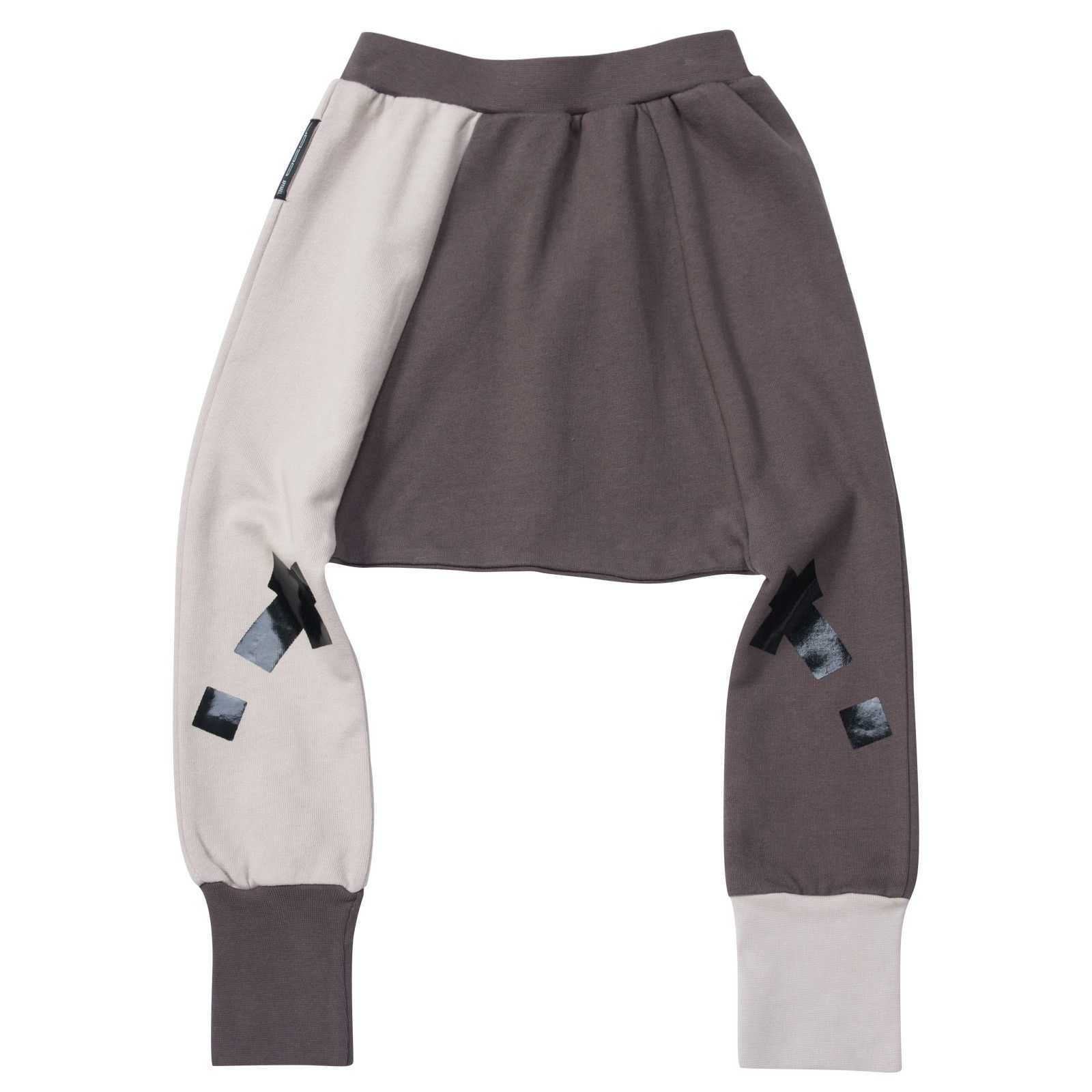 Boys&Girls Dark Grey Trouses With Black X Printed - CÉMAROSE | Children's Fashion Store - 1