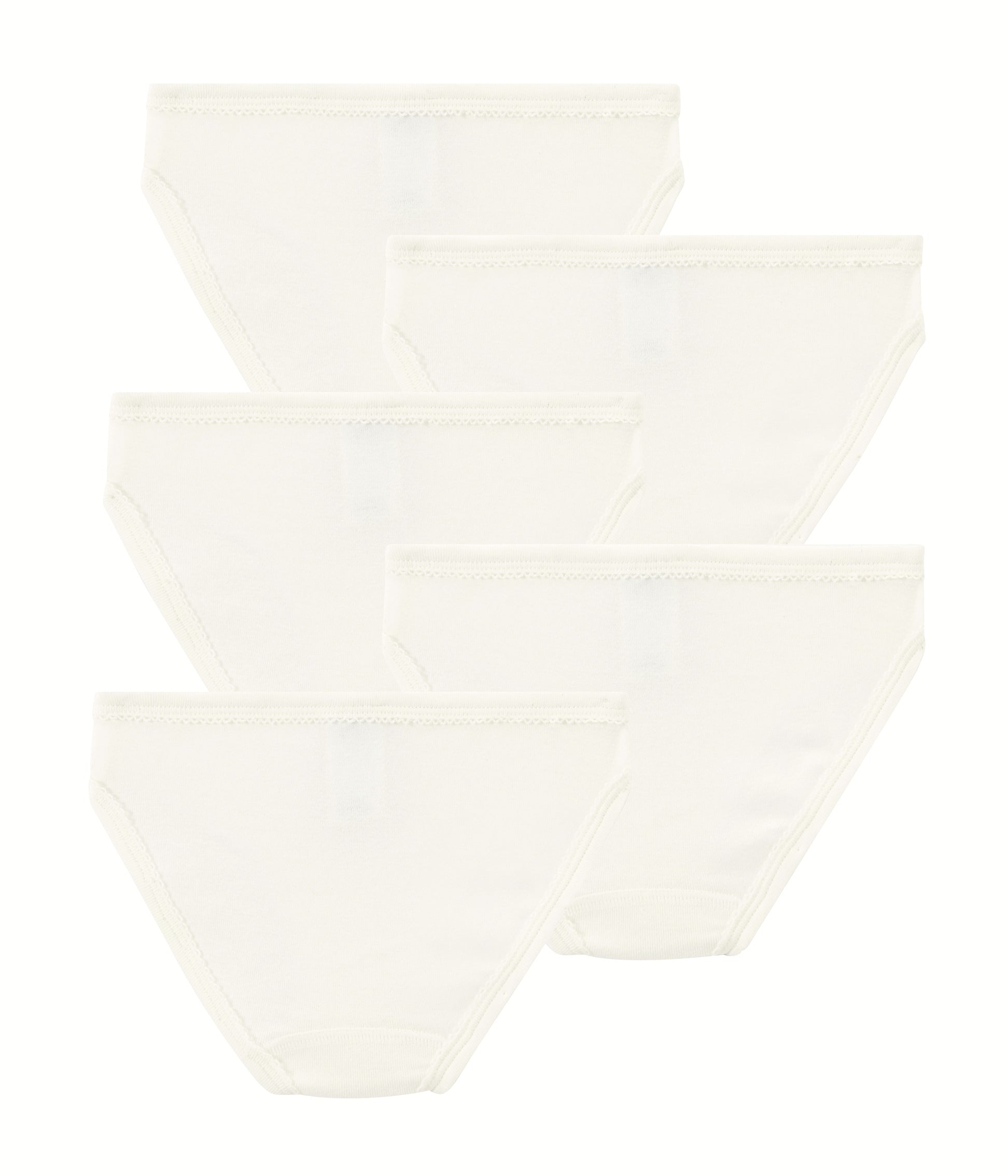 Girls White Underwear Sets