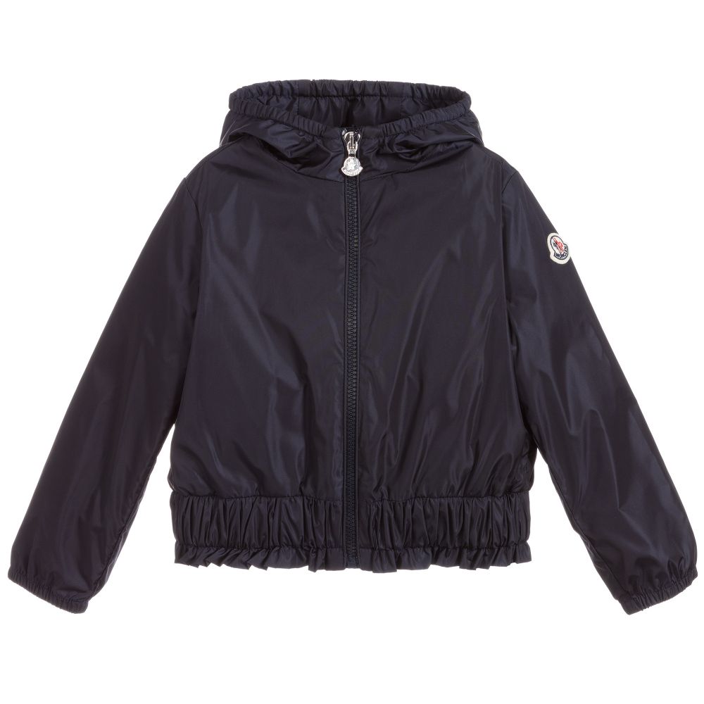 Girls Navy Zip-up Jacket