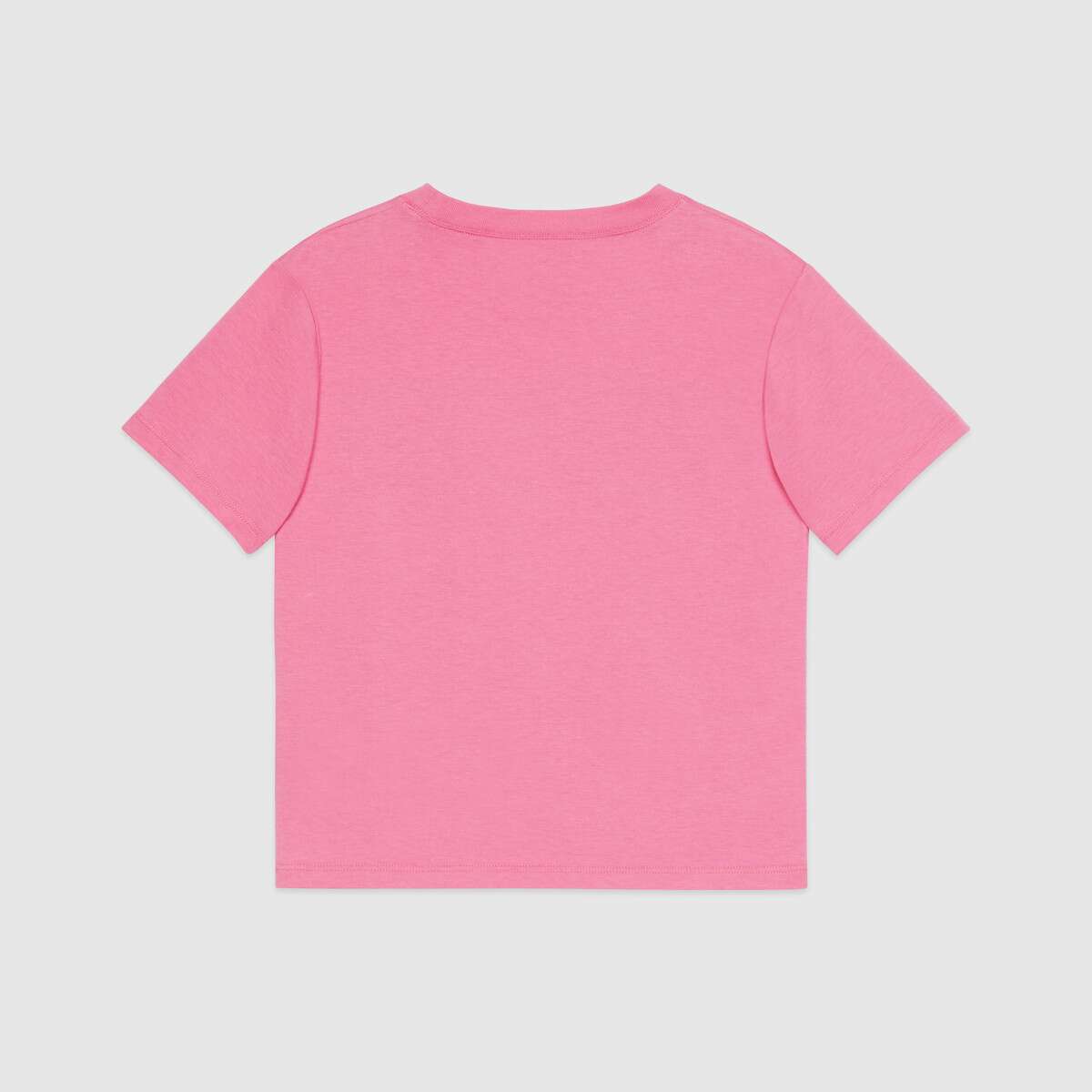 Girls Pink Logo Cotton T-shirt