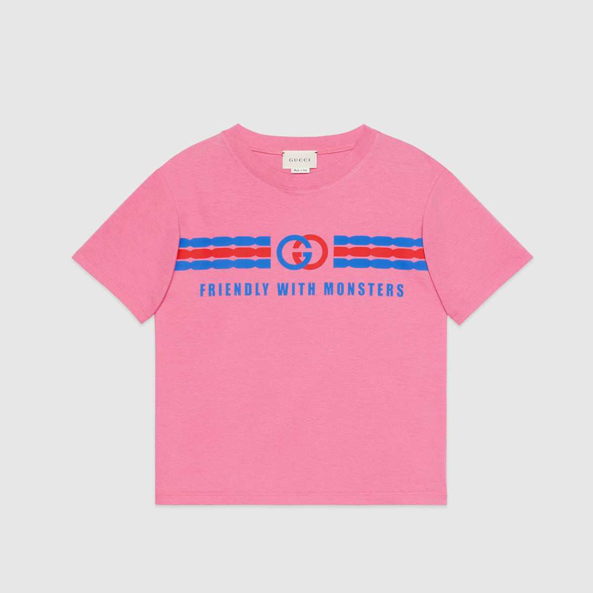Girls Pink Logo Cotton T-shirt