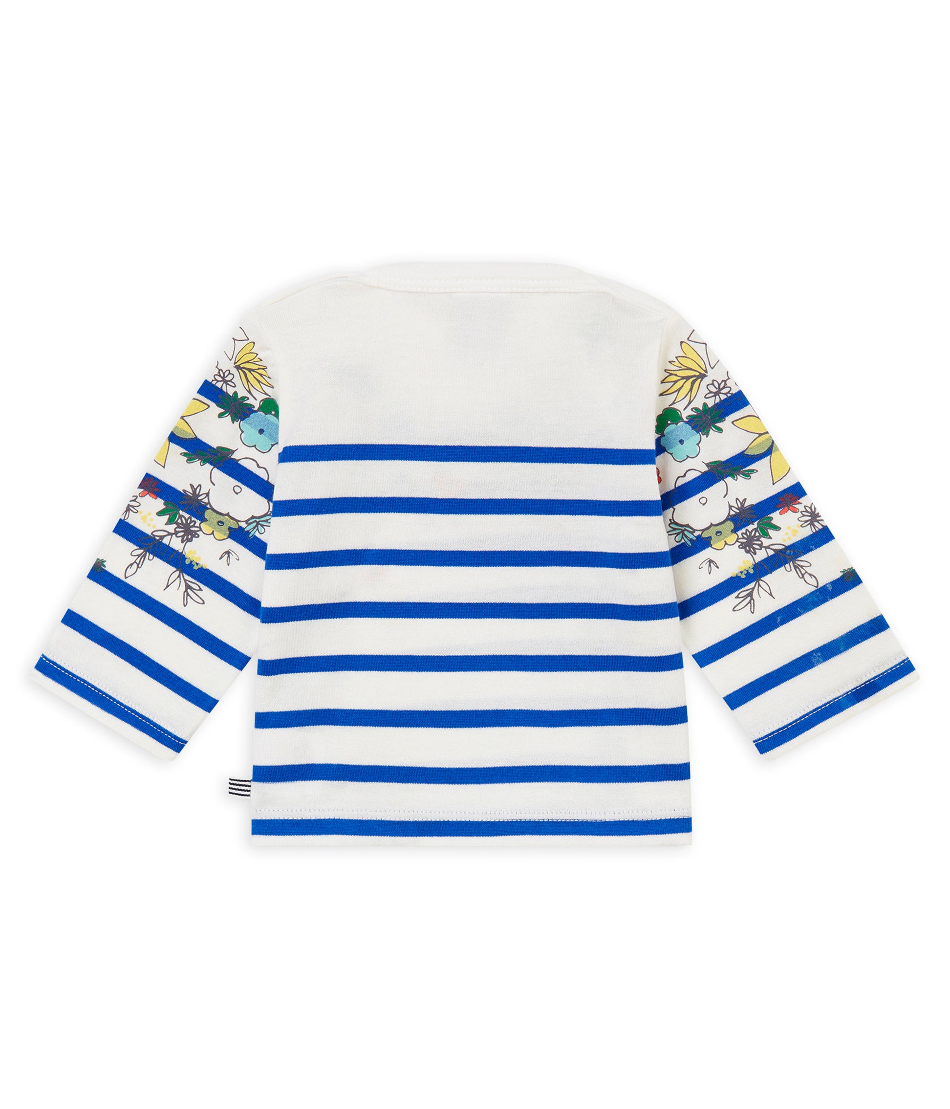 Baby White & Blue Stripes T-shirt