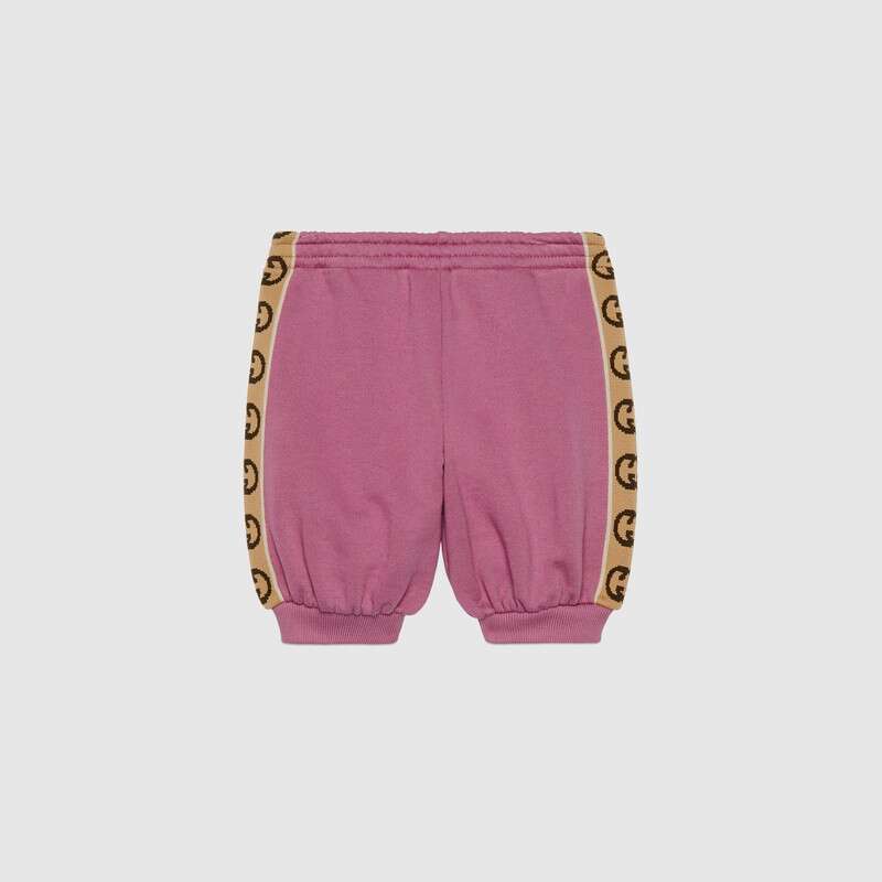 Baby Girls Purple Cotton Trousers