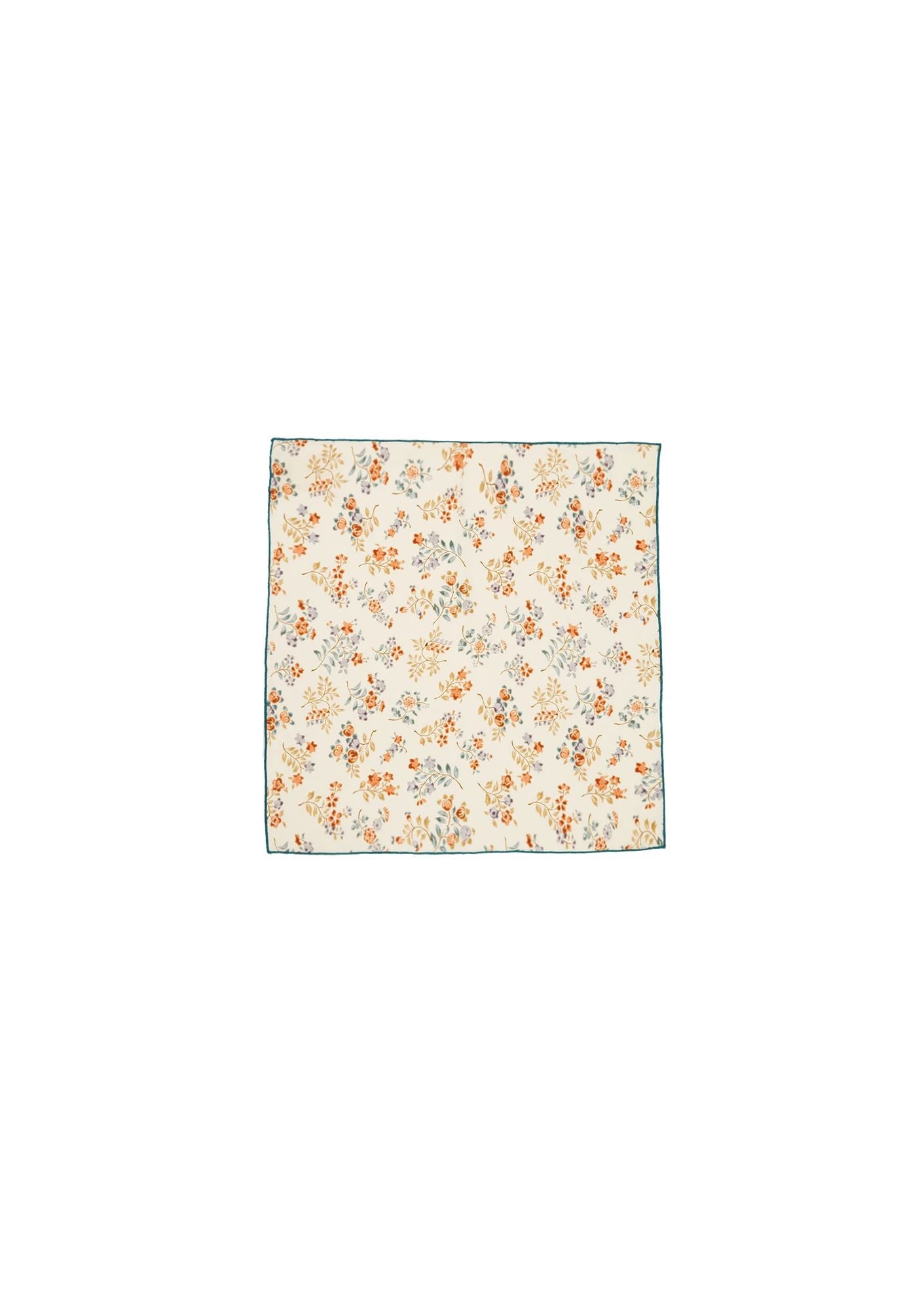 Girls Light Yellow Flower Scarf