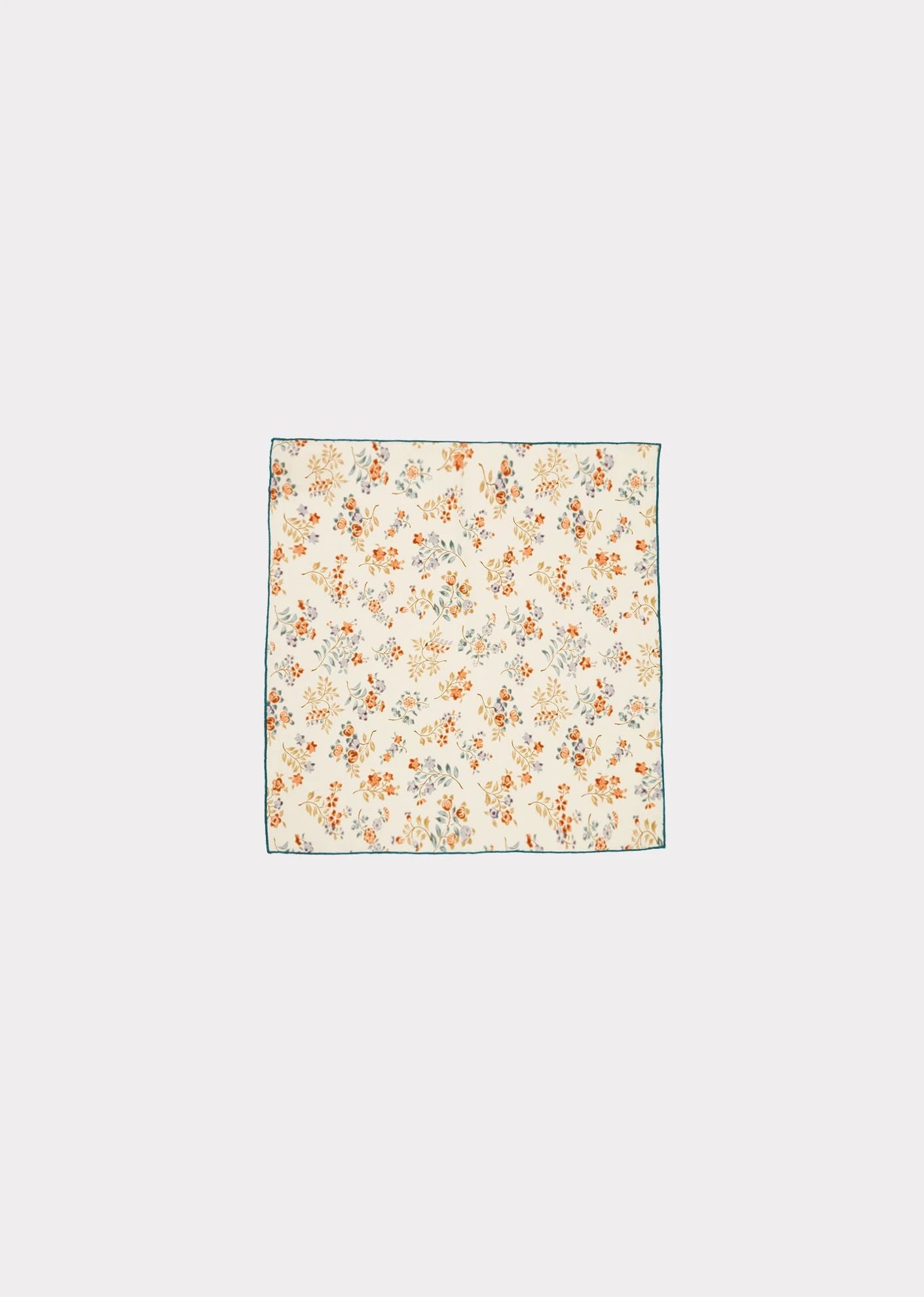 Girls Light Yellow Flower Scarf