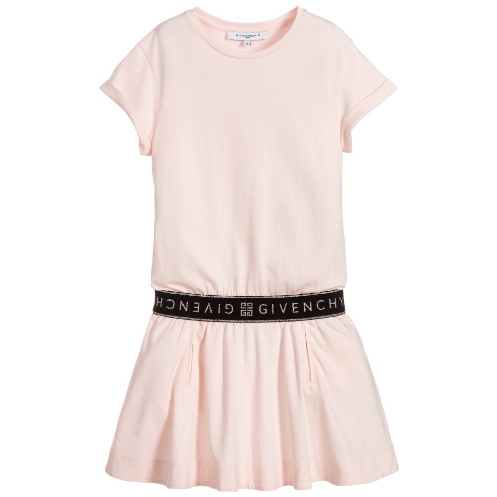 Girls Pink Cotton Dress