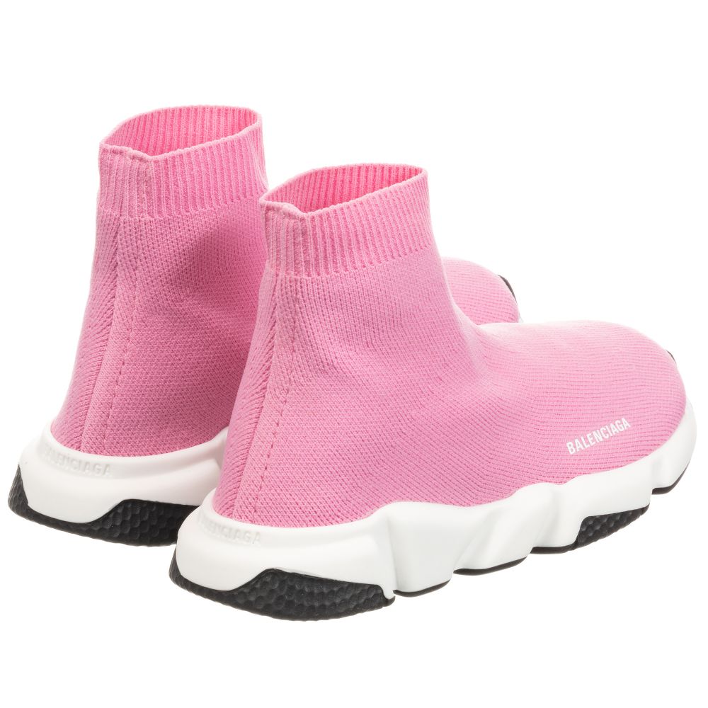Girls Pink Speed Logo Shoes
