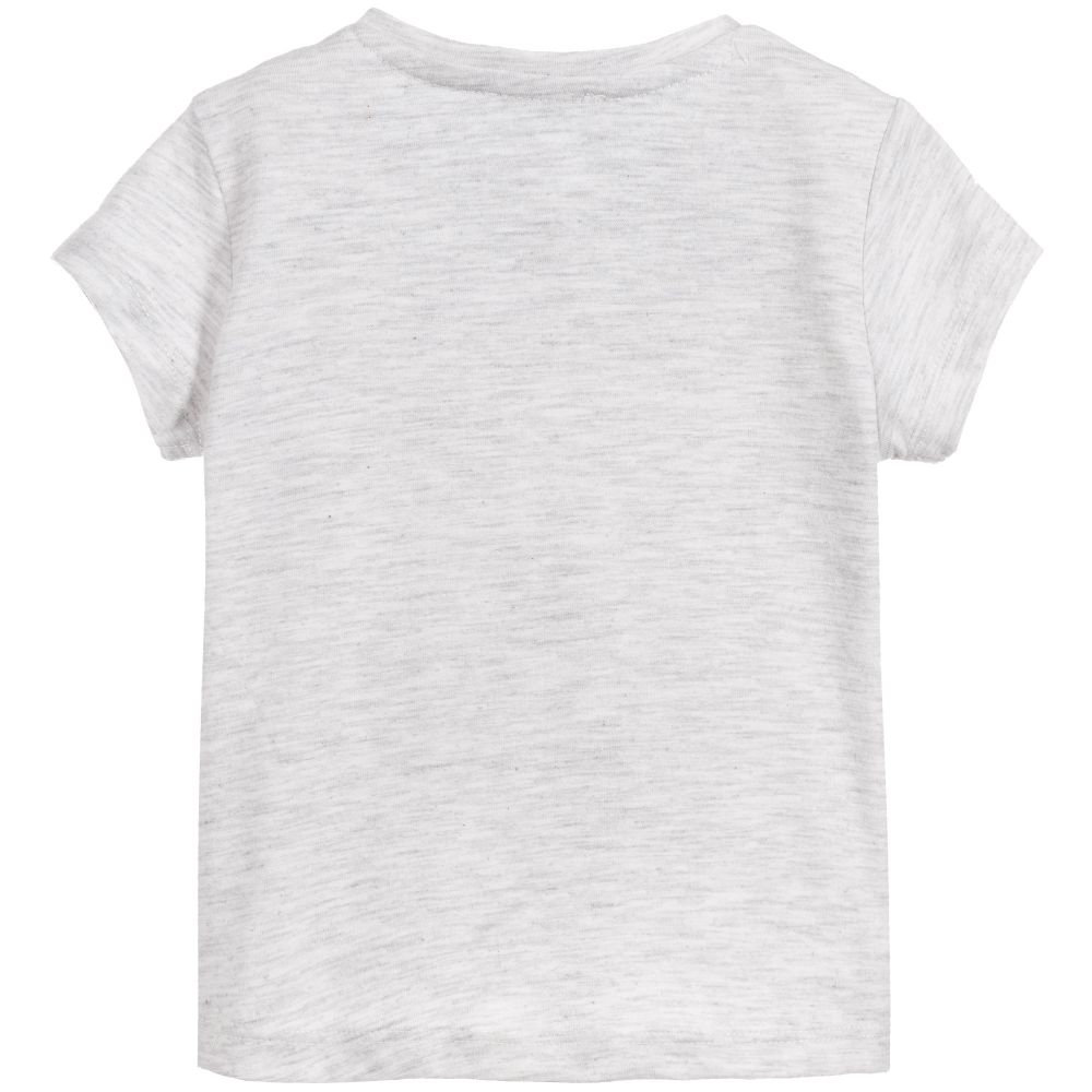 Baby Girls Grey Tiger T-shirt