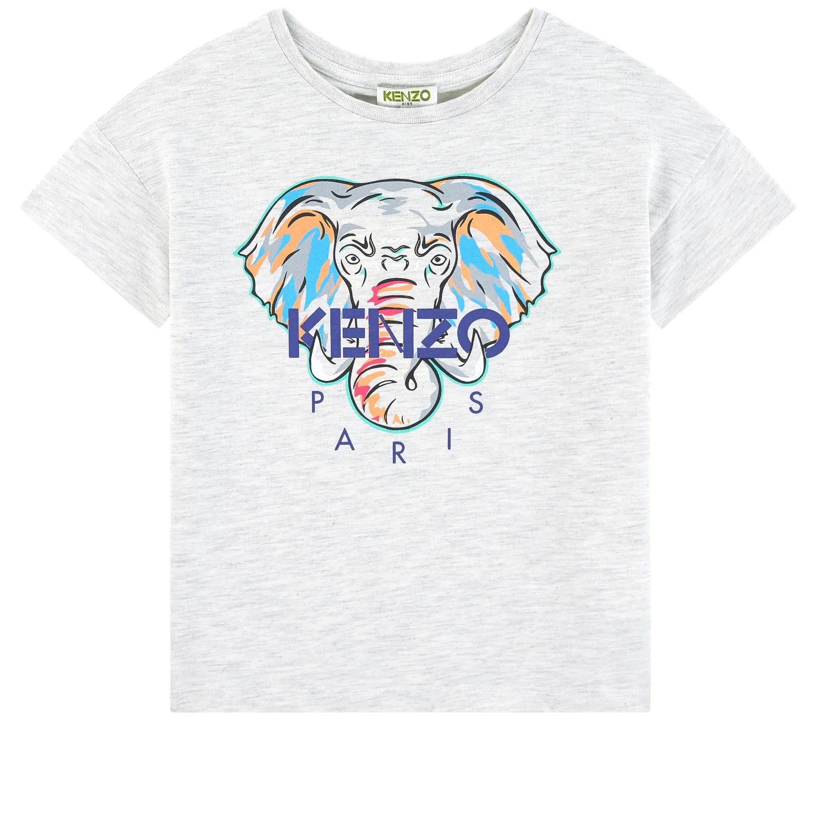 Girls Grey Logo T-shirt