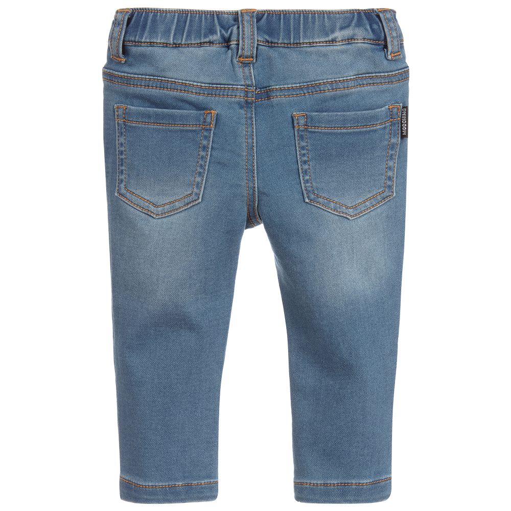 Baby Girls Blue Denim Trousers