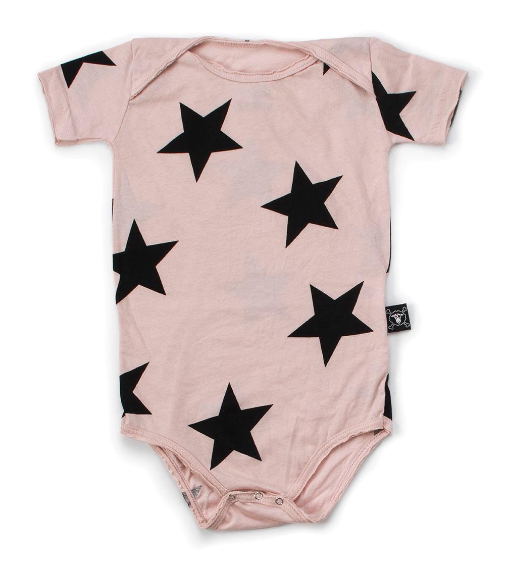Baby Girls Pink Cotton Babysuit
