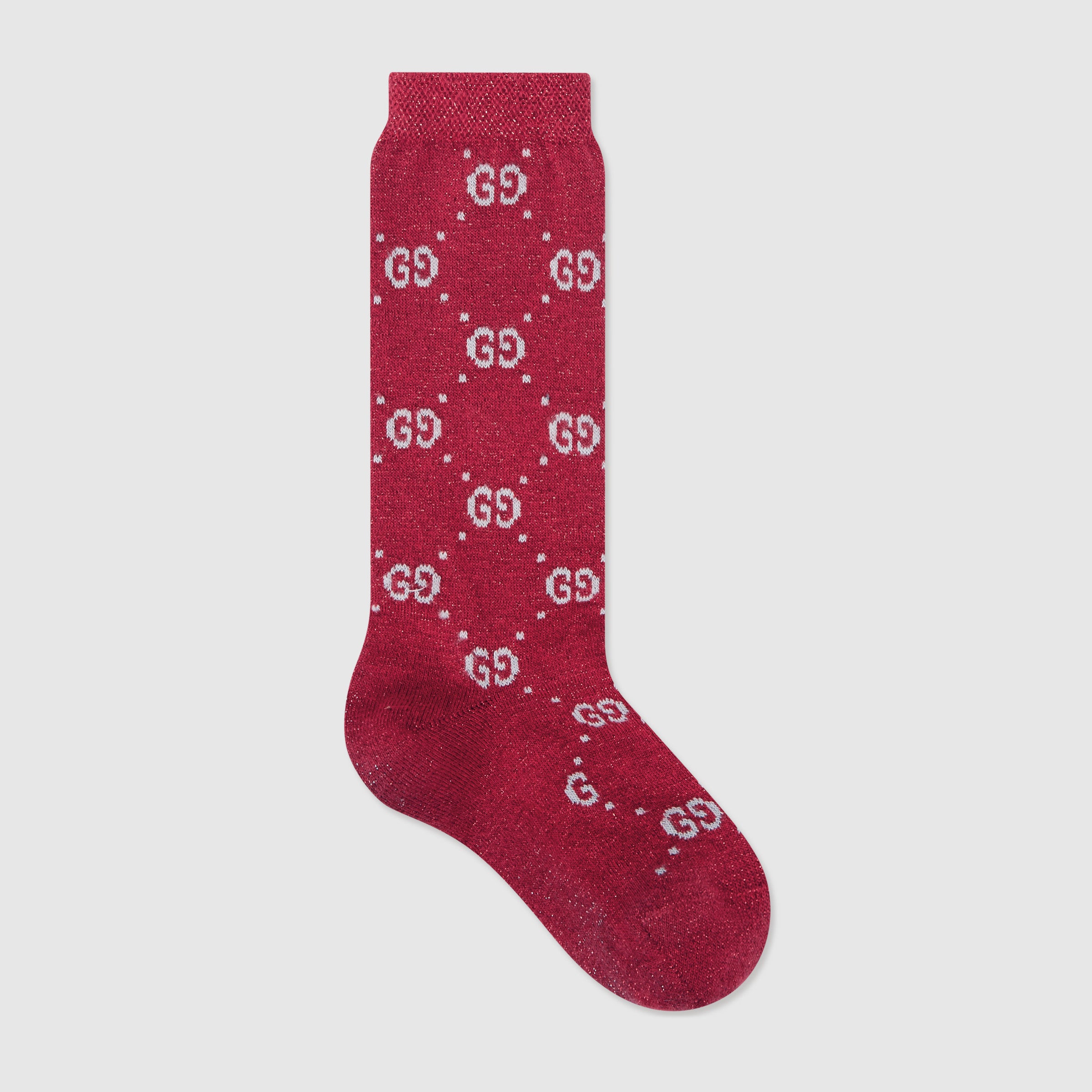 Girls & Boys Flame & Ivory Cotton Socks