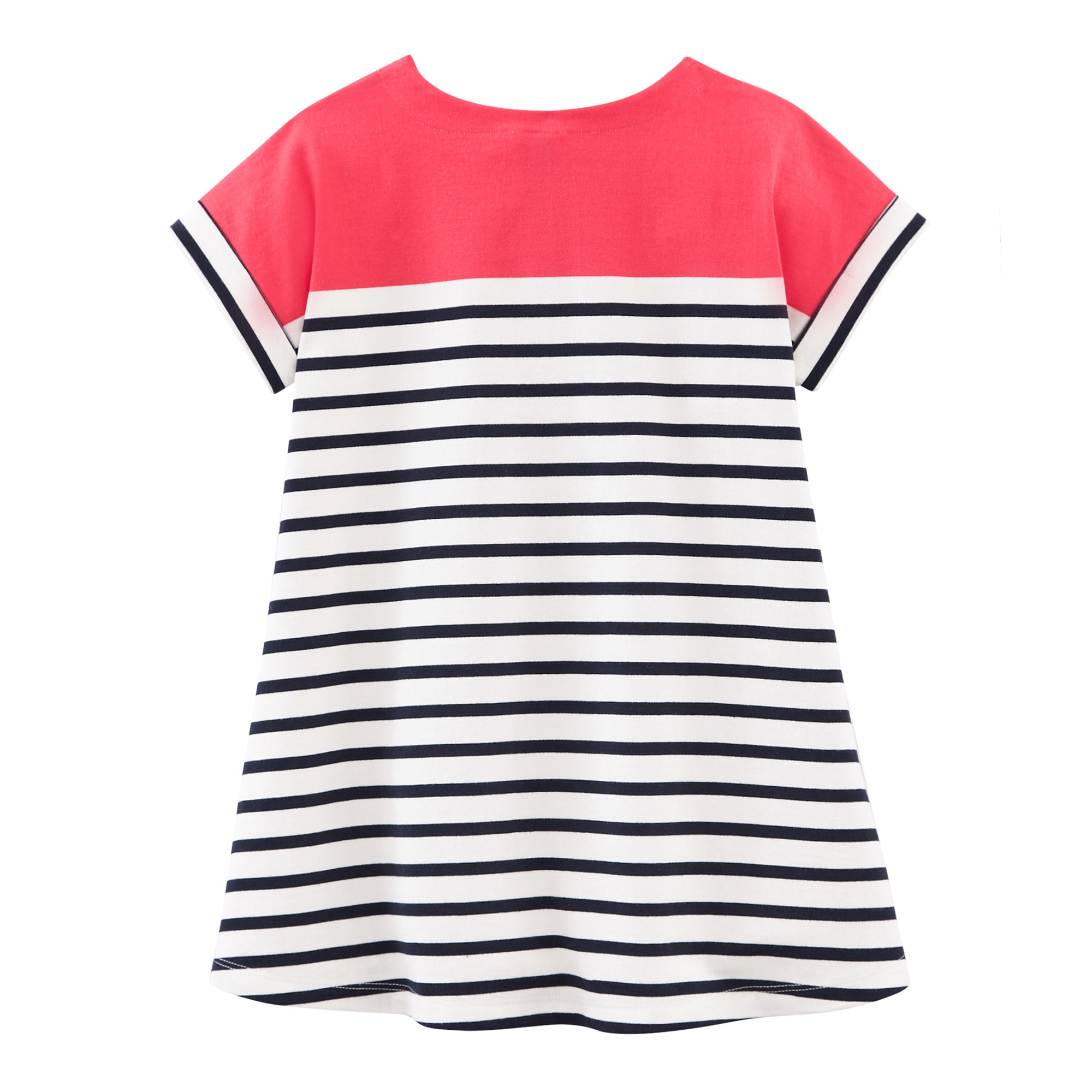 Girls Pink Stripes Dress