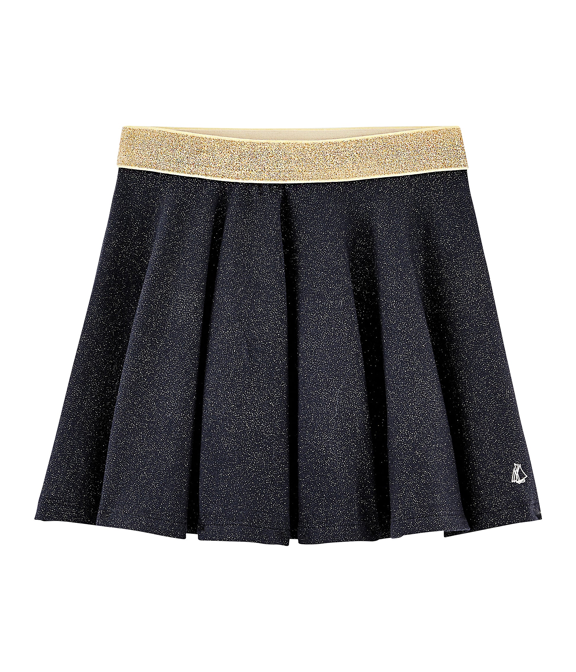 Girls Blue Cotton Skirt