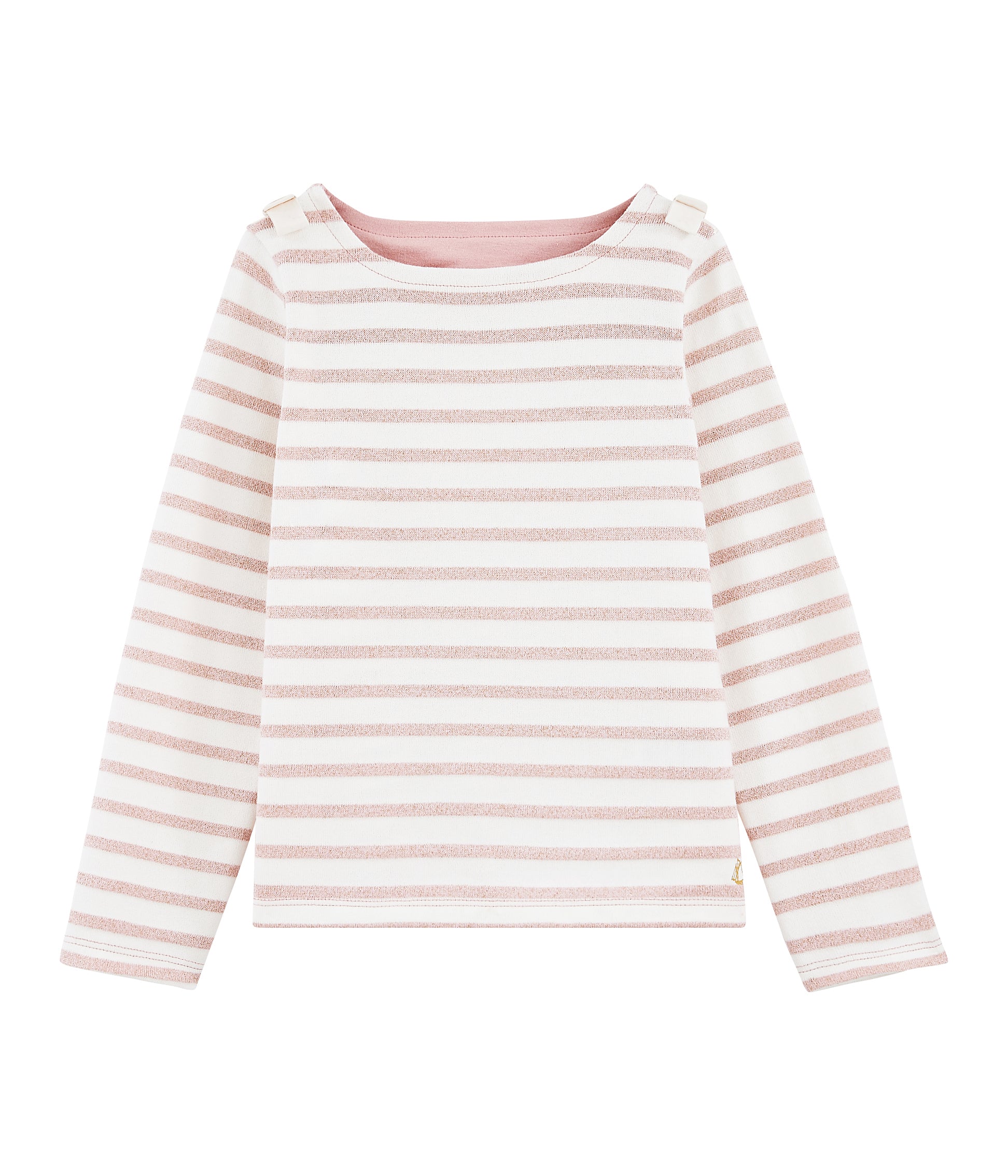 Girls Pink Striped Top