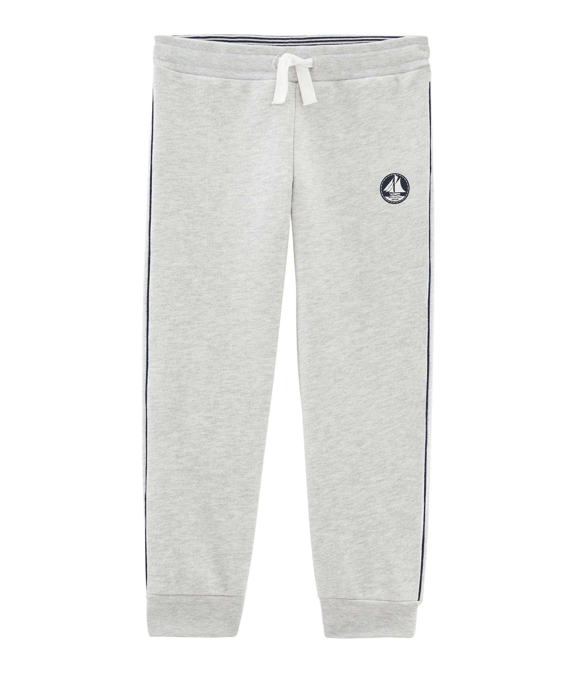 Boys Offwhite Cotton Trousers