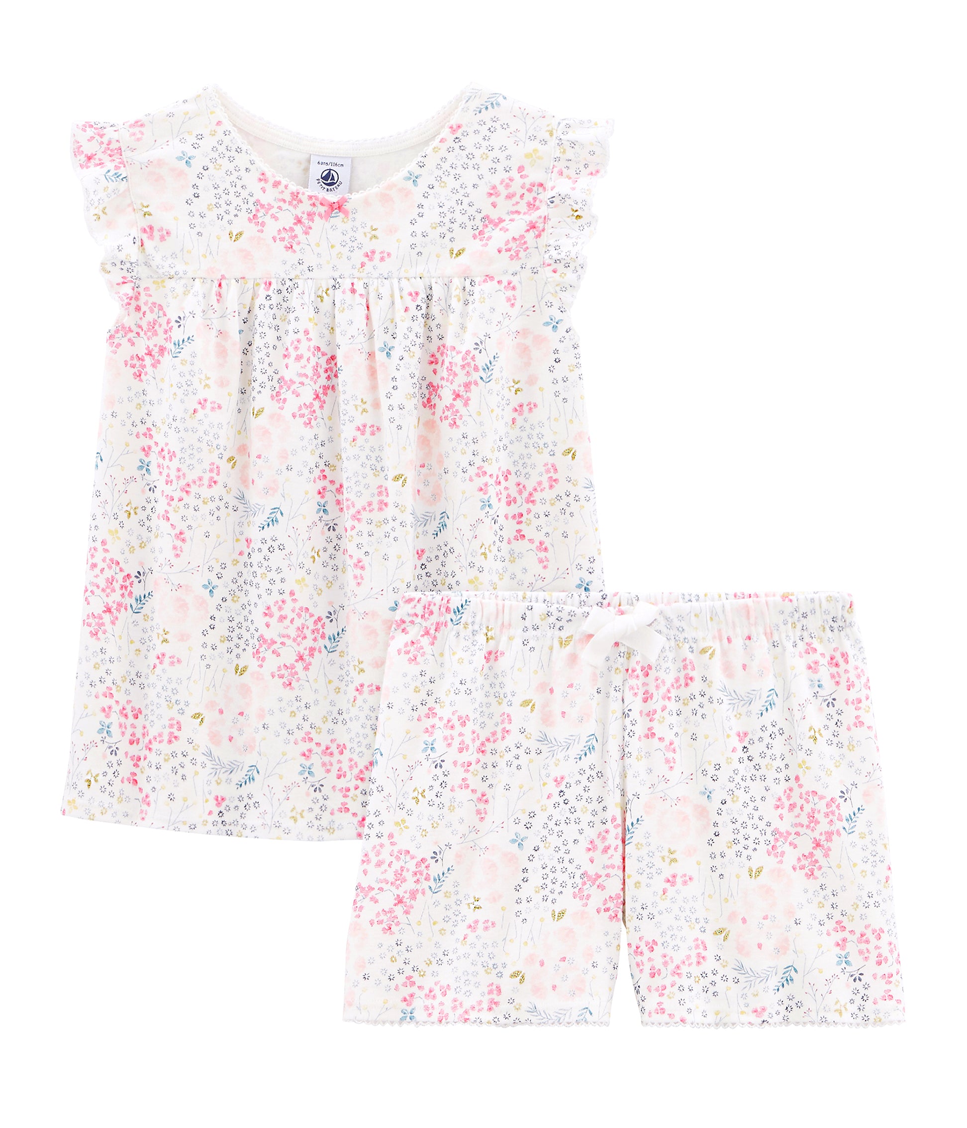 Girls Multicolor Cotton Set
