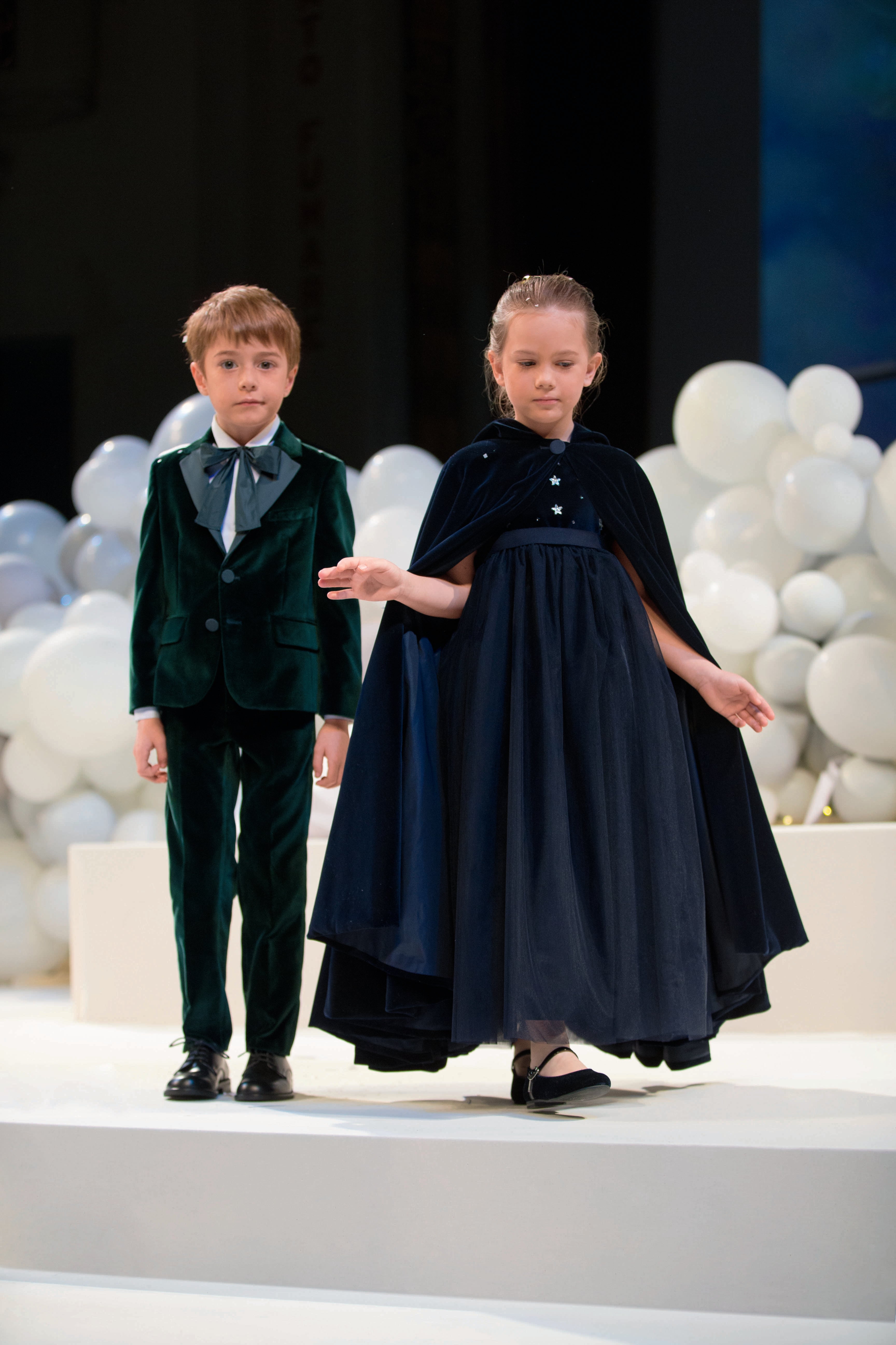 Girls & Boys Navy Blue Cloak
