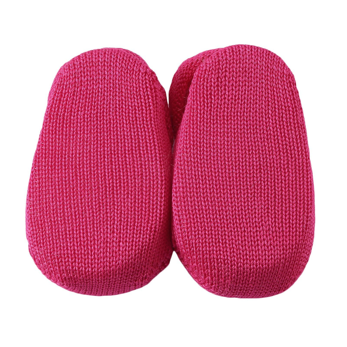 Baby Red Knitted Cotton Shoes & Hair Band Gift Set - CÉMAROSE | Children's Fashion Store - 4