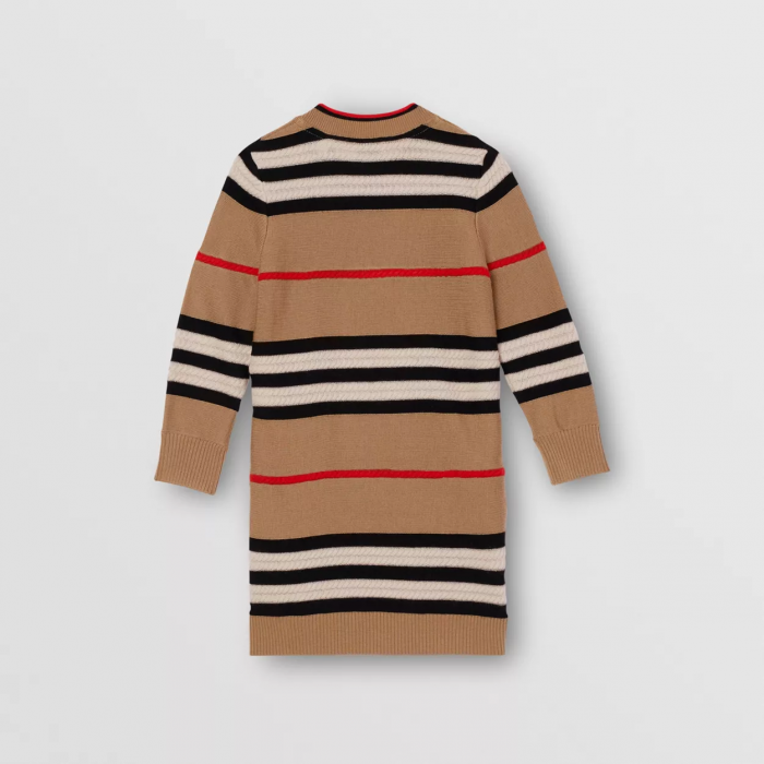 Girls Archive Beige Knit Dress