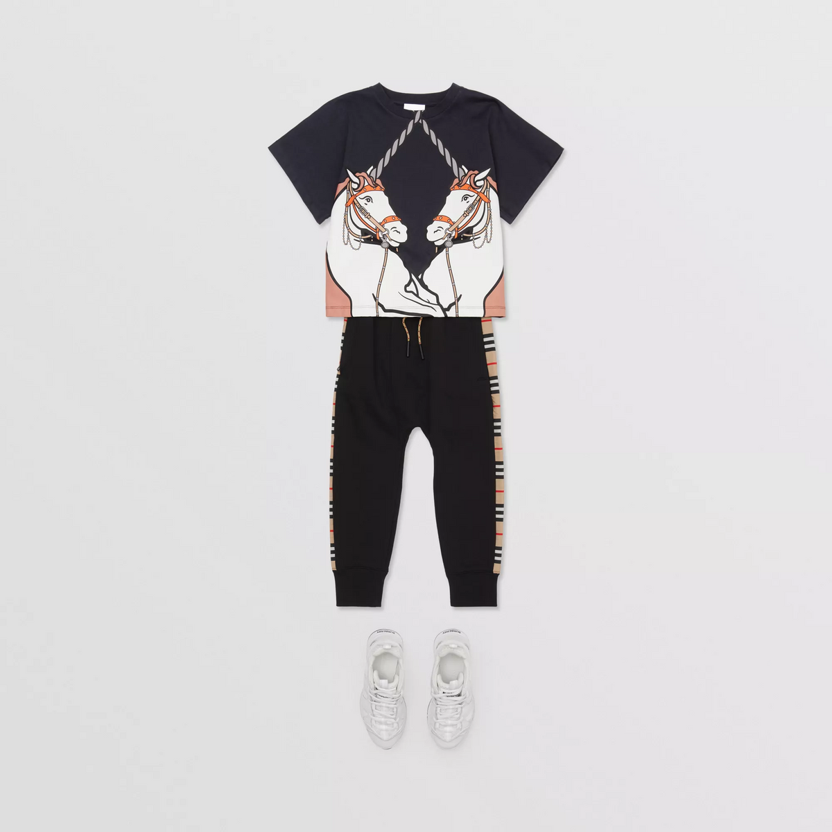 T-shirt en coton imprimé pour fille