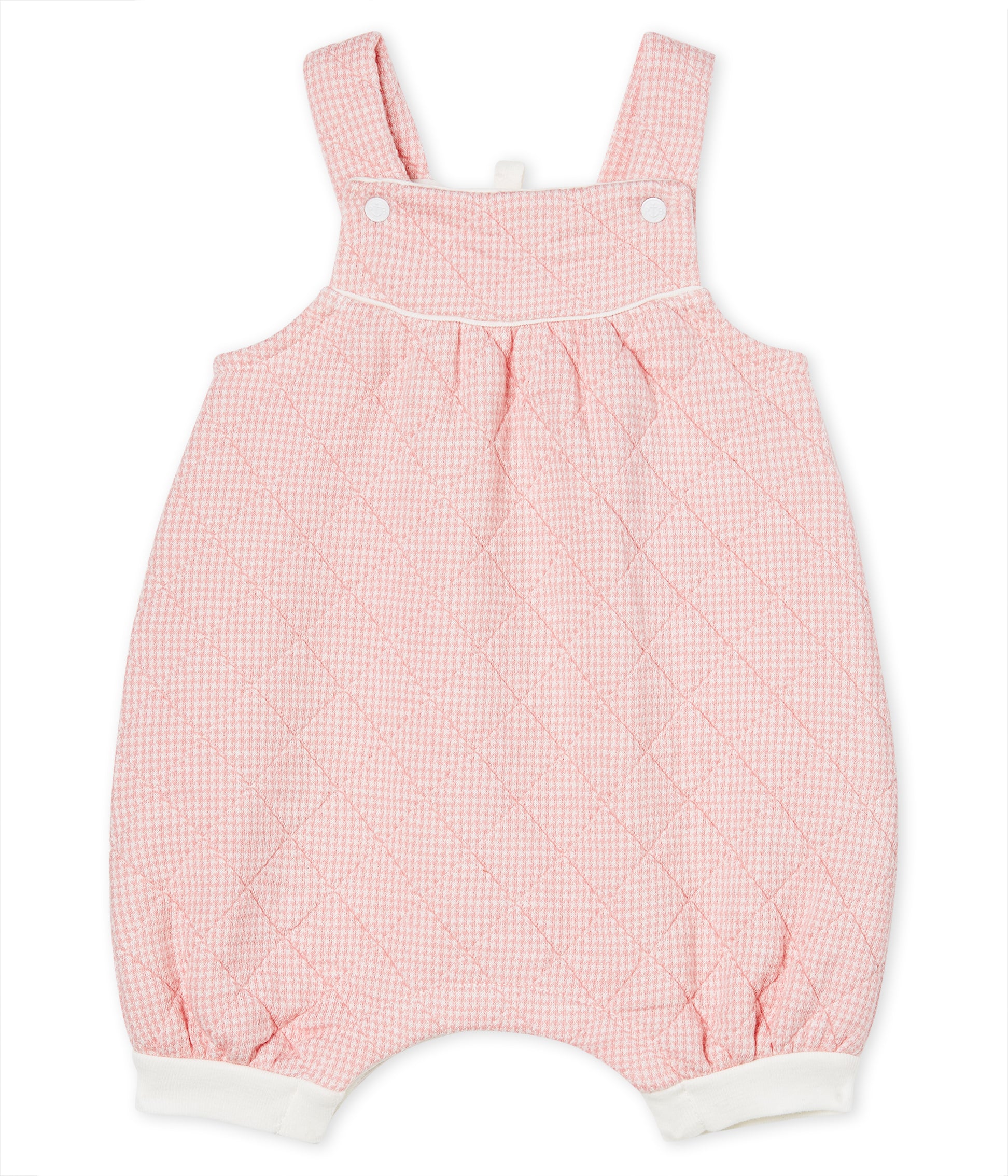 Baby Girls Pink Cotton Rompers