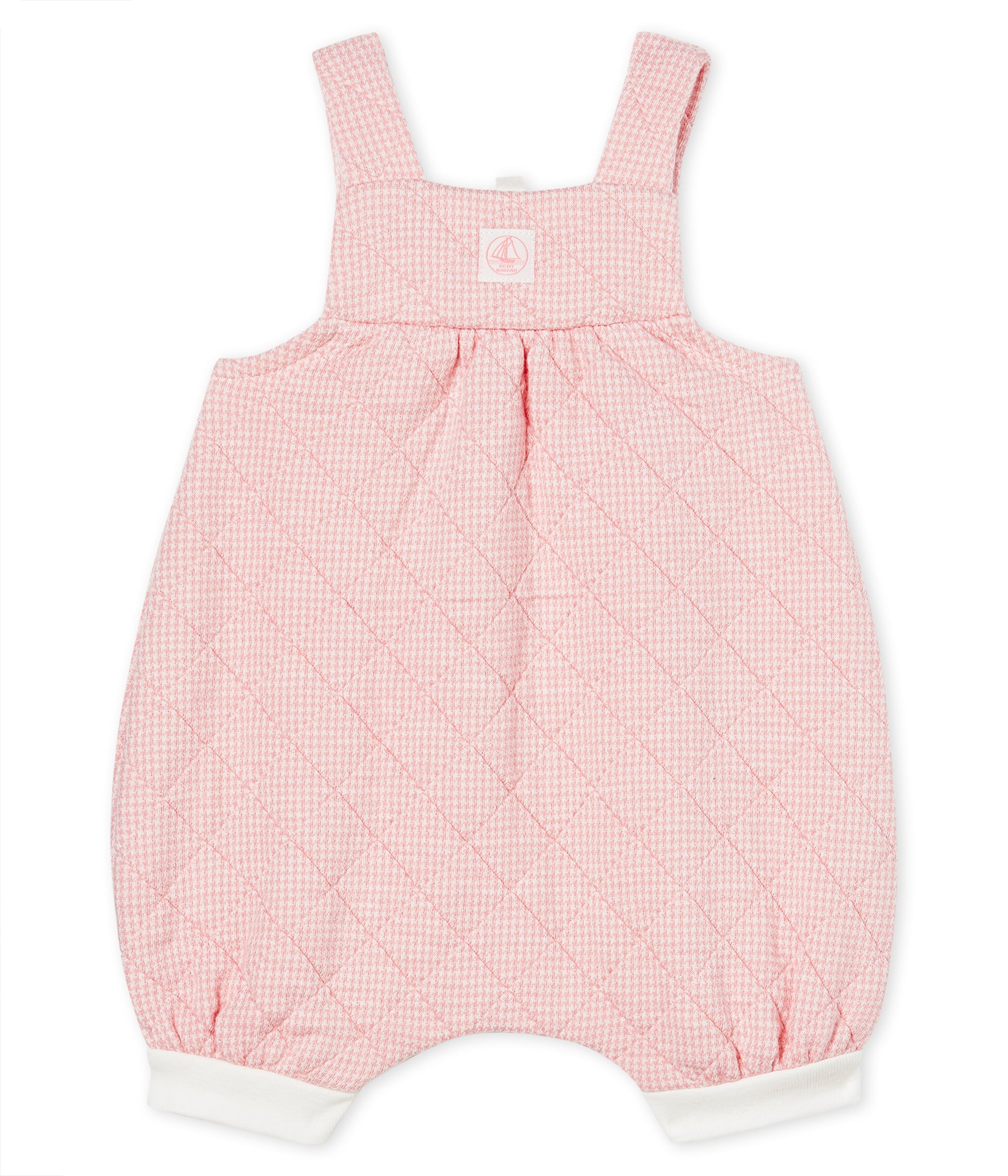Baby Girls Pink Cotton Rompers