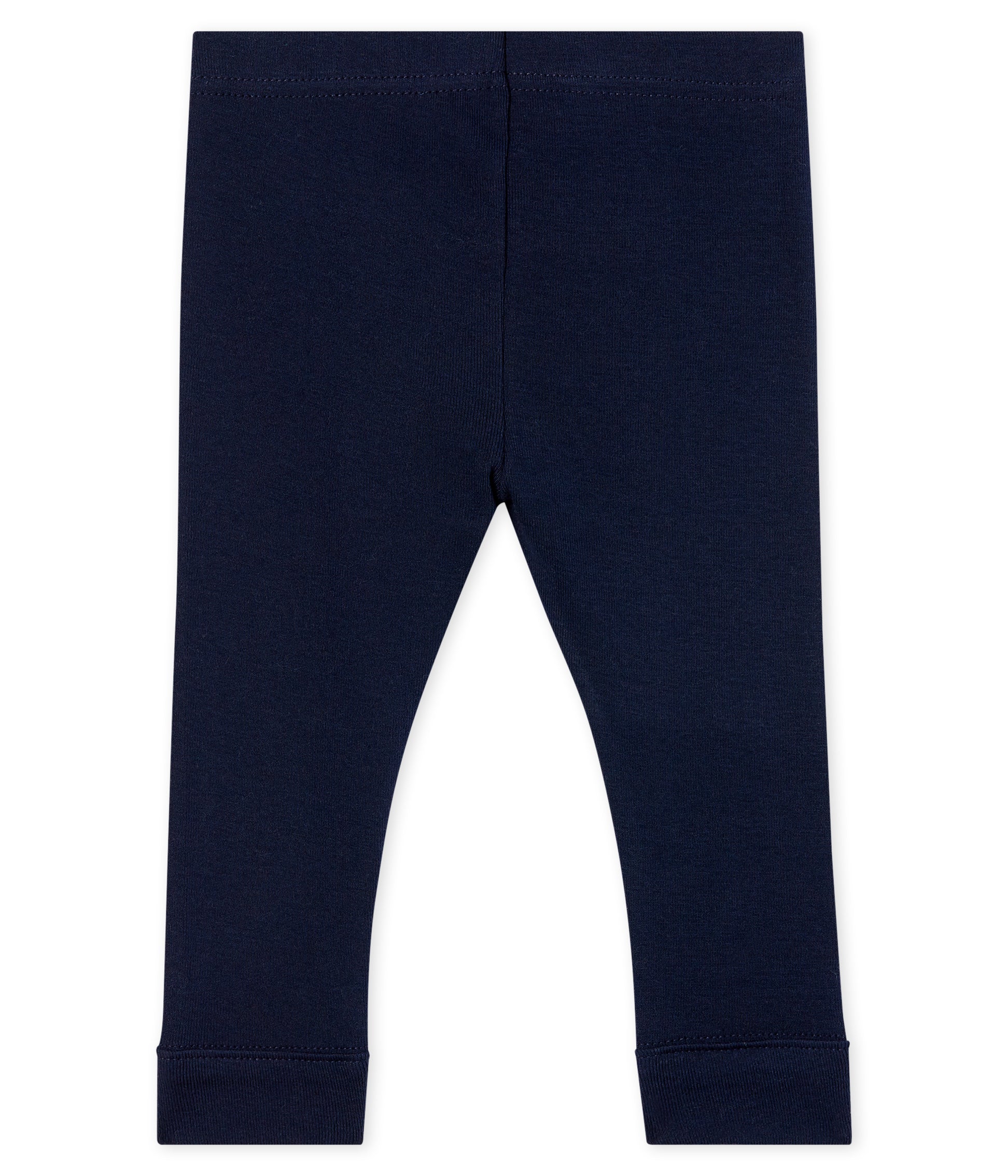 Baby Girls Navy Cotton Leggings