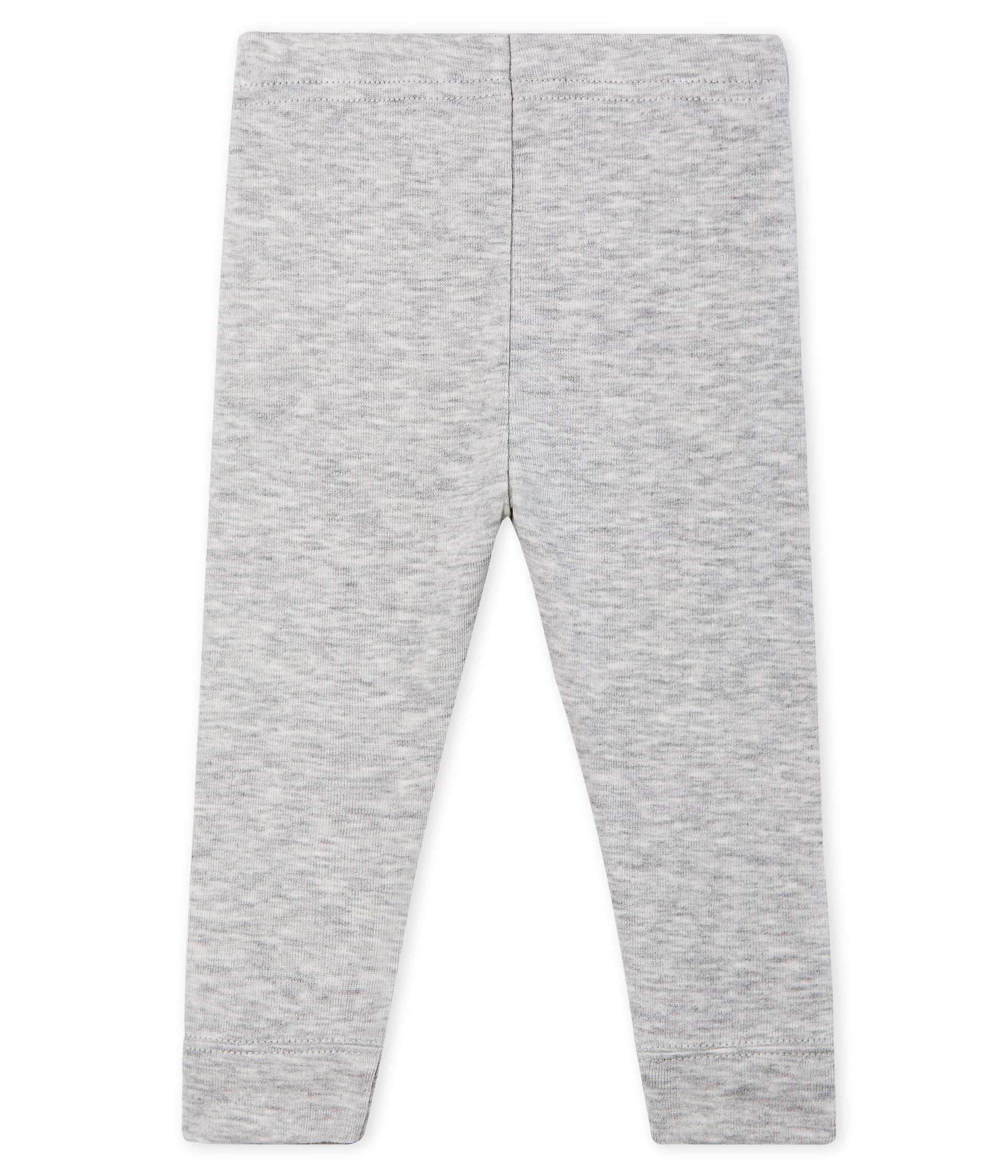 Baby Girls Grey Cotton Leggings