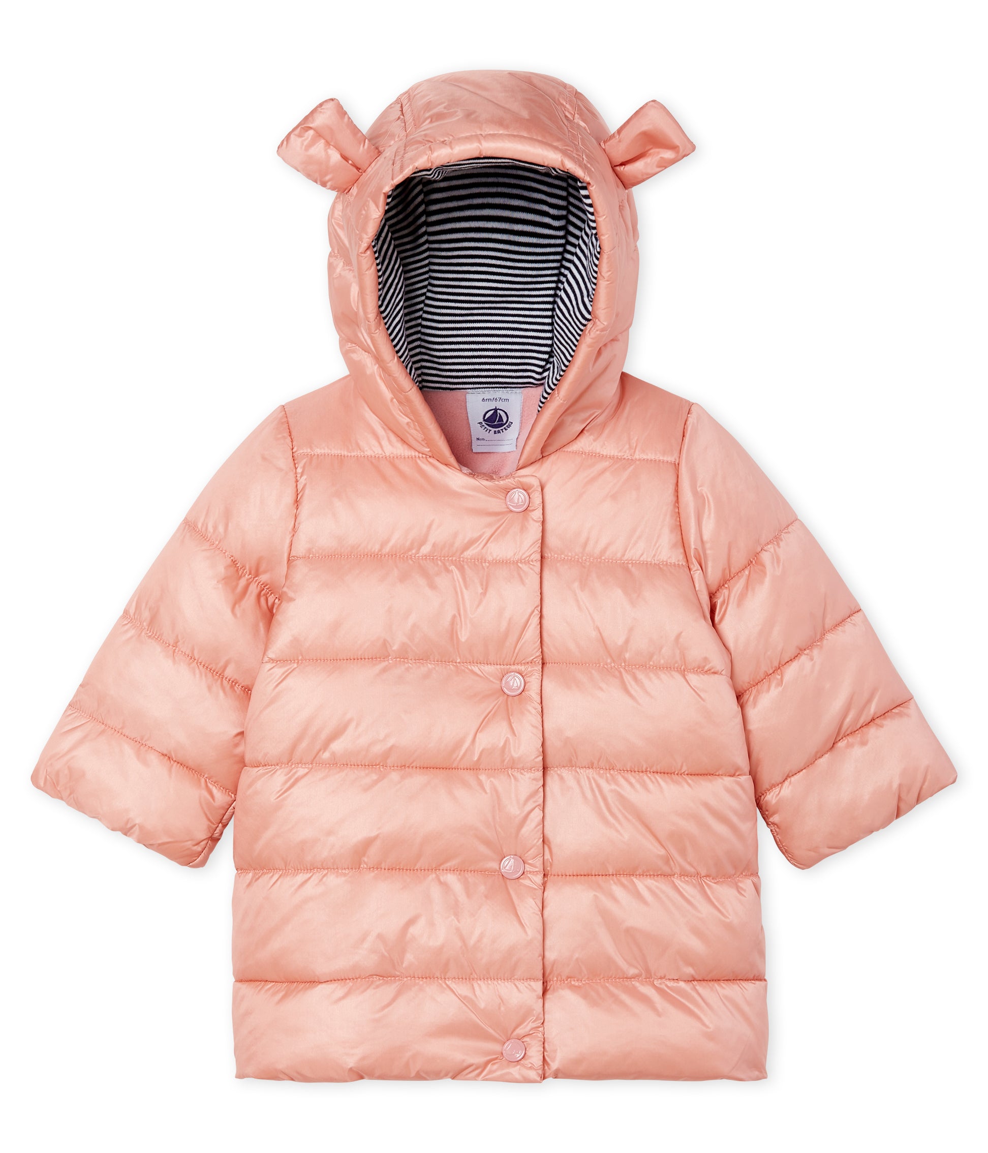Girls Pink Hooded Jacket