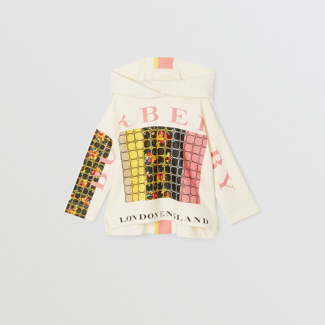 Girls Chalk White Cotton Sweatshirt