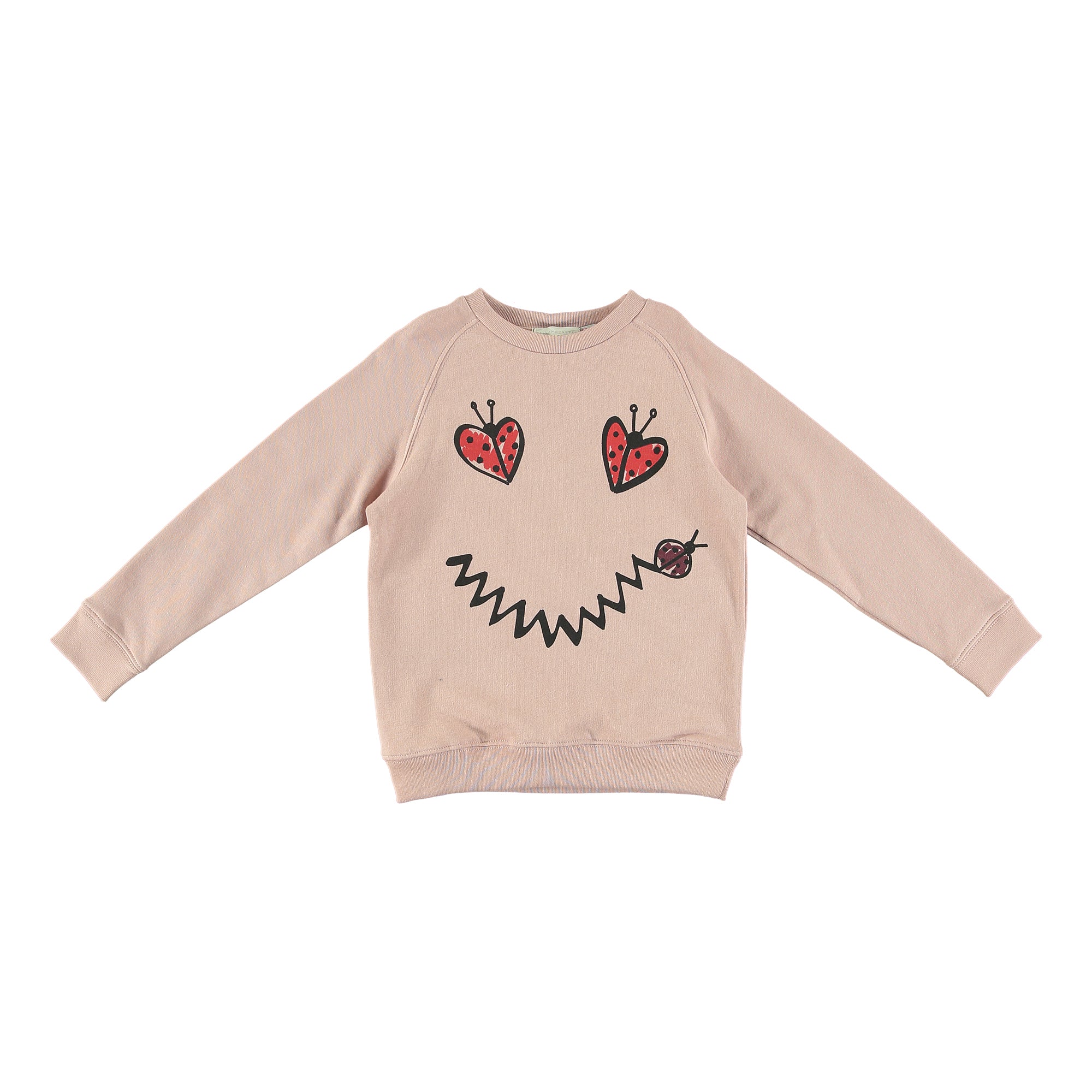 Girls Dusky Rose Cotton Sweatshirt