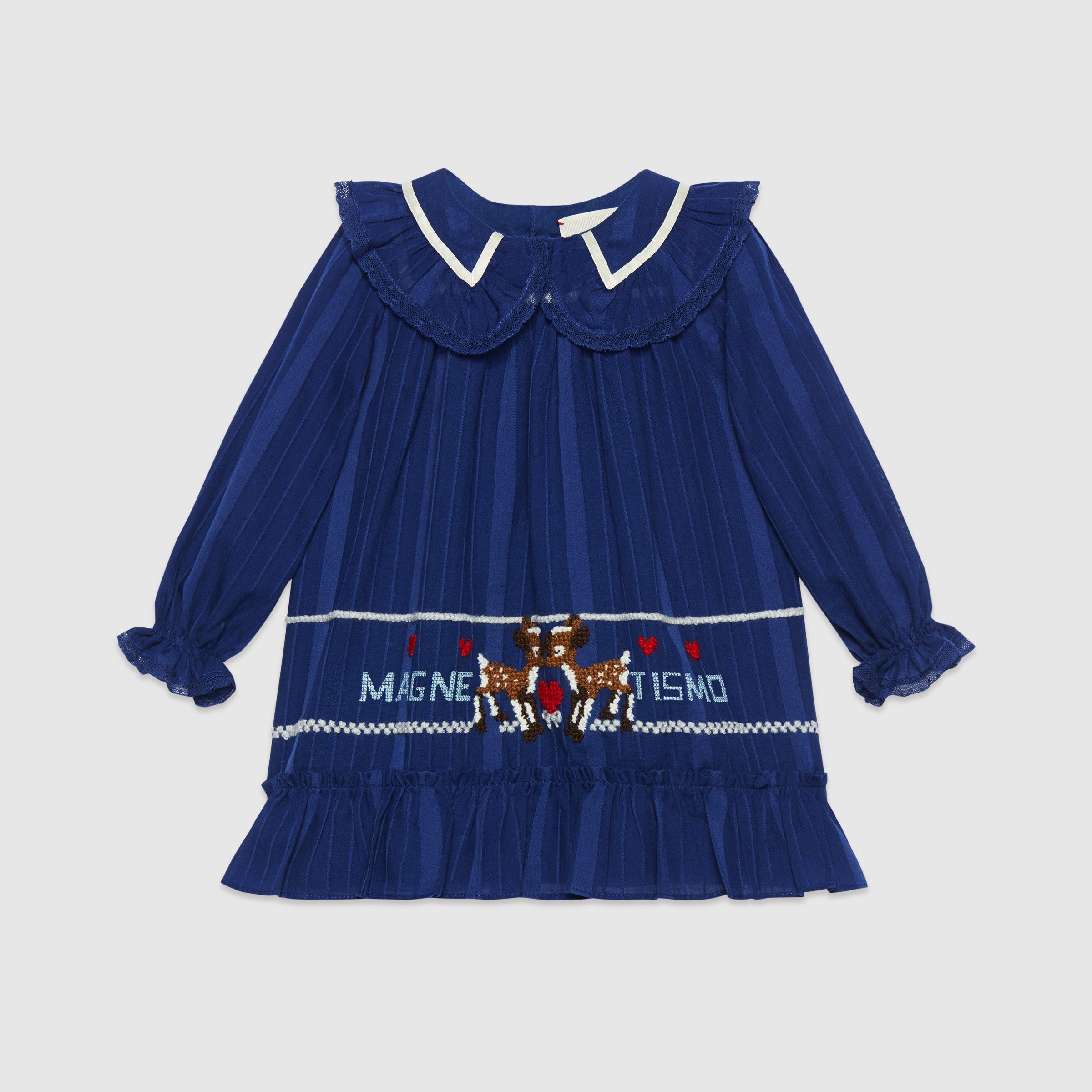 Baby Girls Blue Cotton Dress