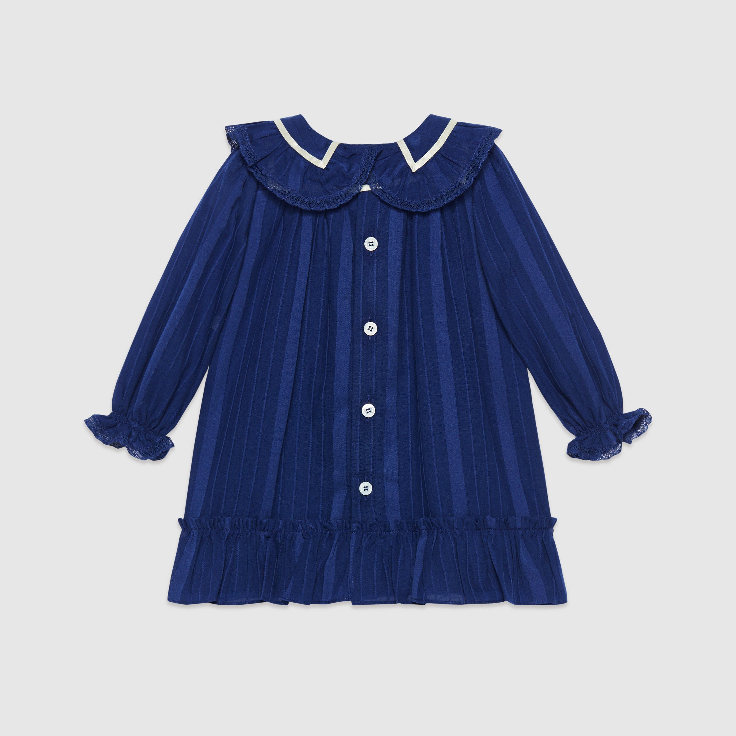 Baby Girls Blue Cotton Dress