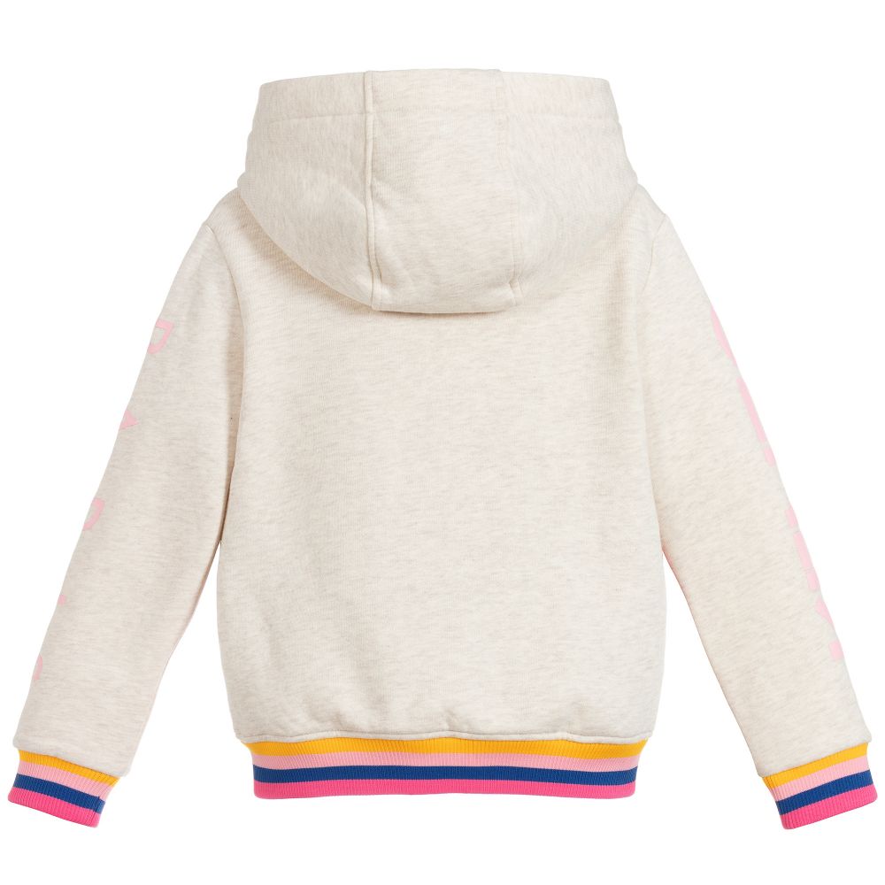 Girls Marl Beige Cardigan