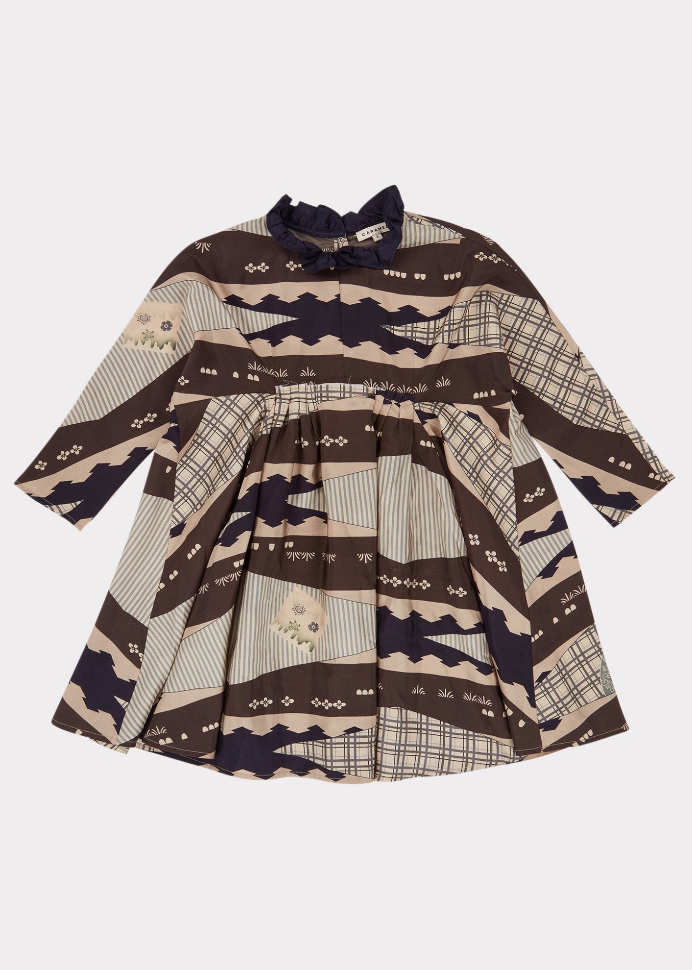 Girls Geometric Puffin Dress