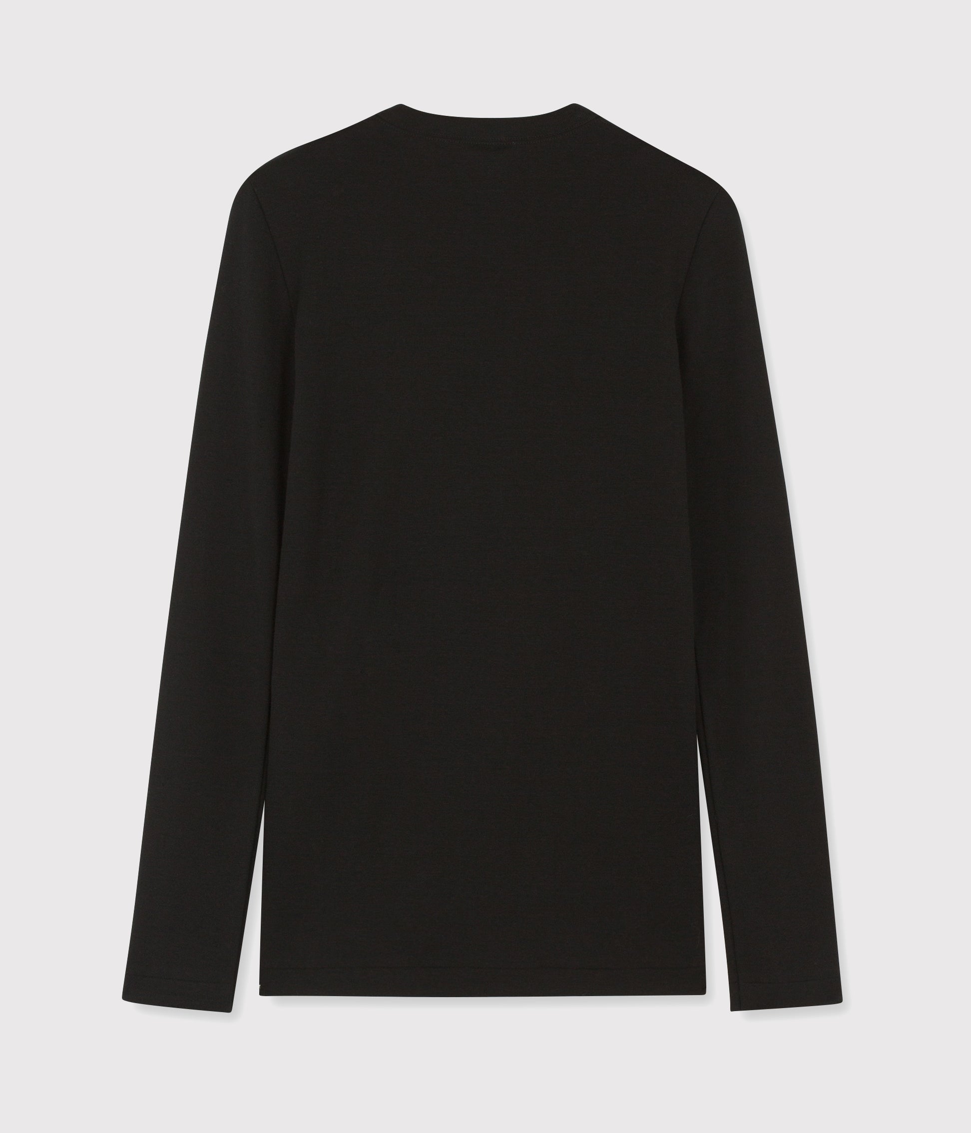Girls Black Cotton T-Shirt